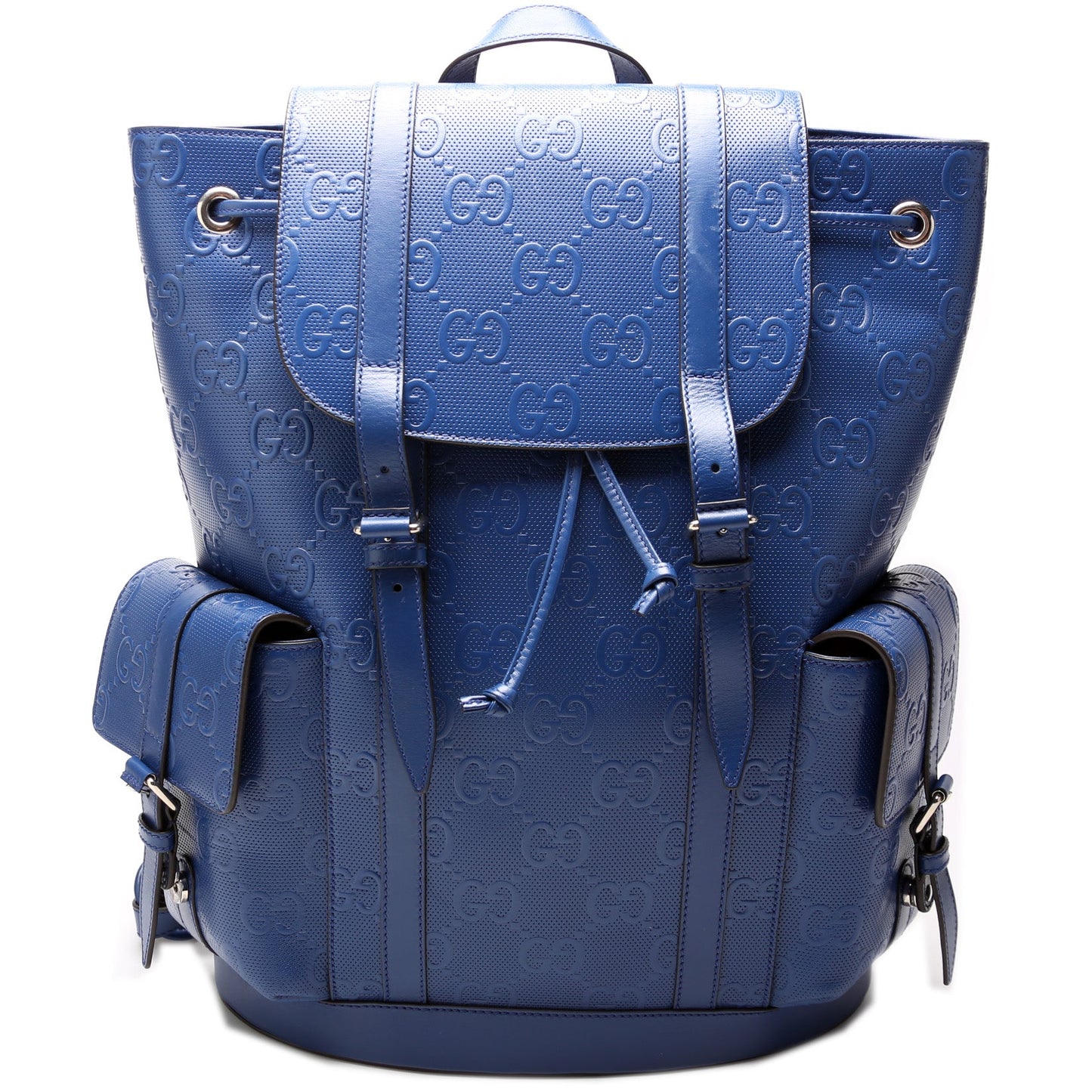 GG Embossed Leather Backpack