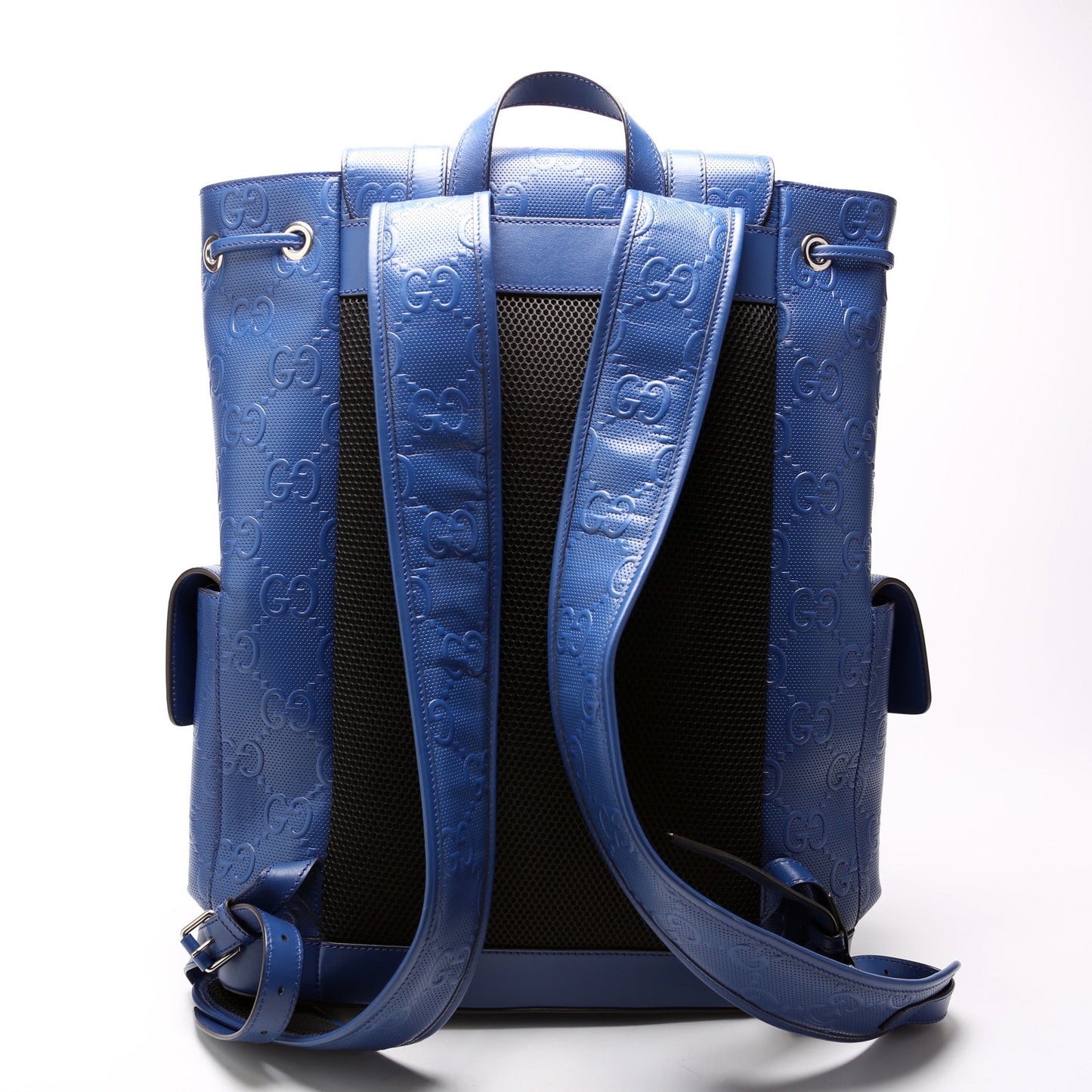 GG Embossed Leather Backpack