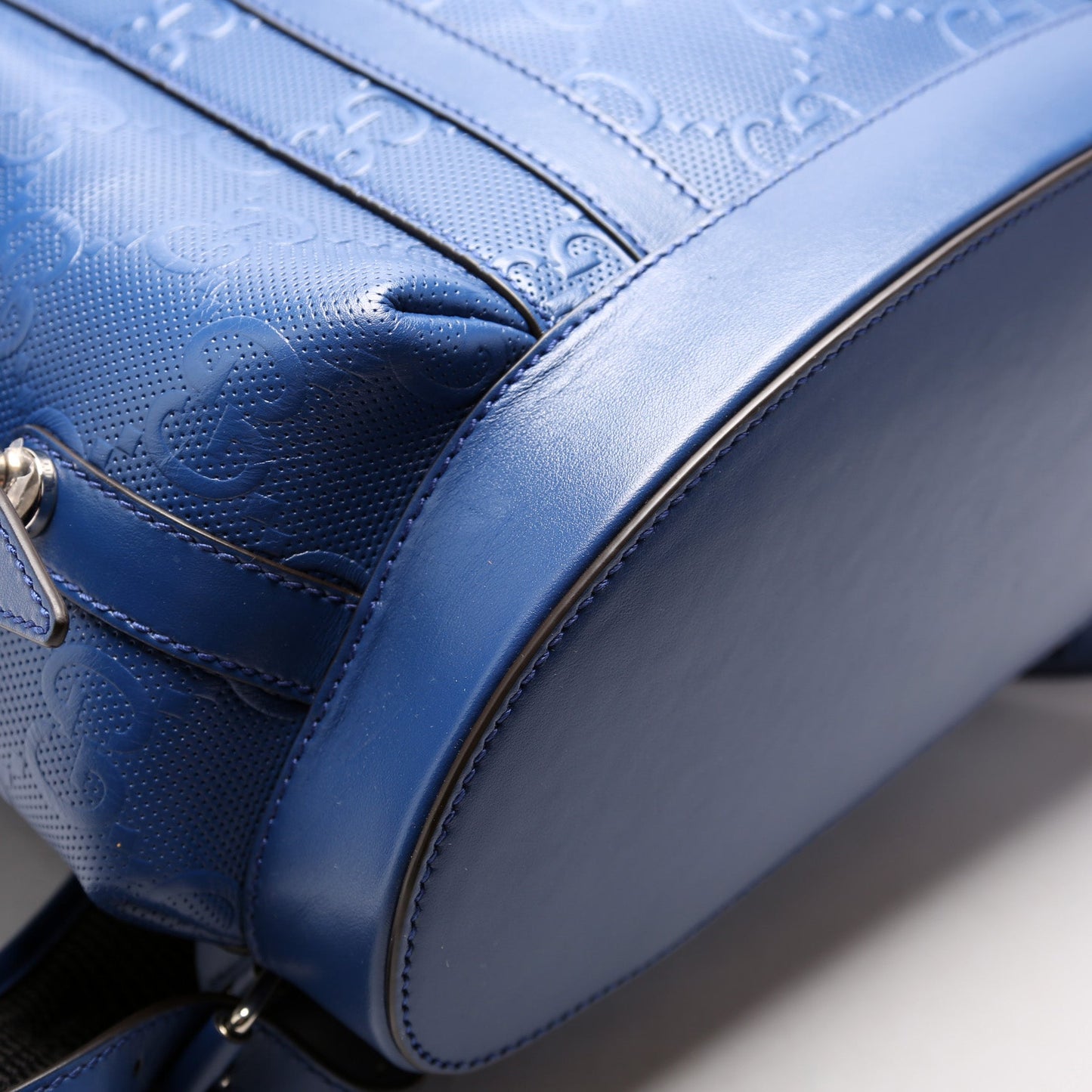 GG Embossed Leather Backpack