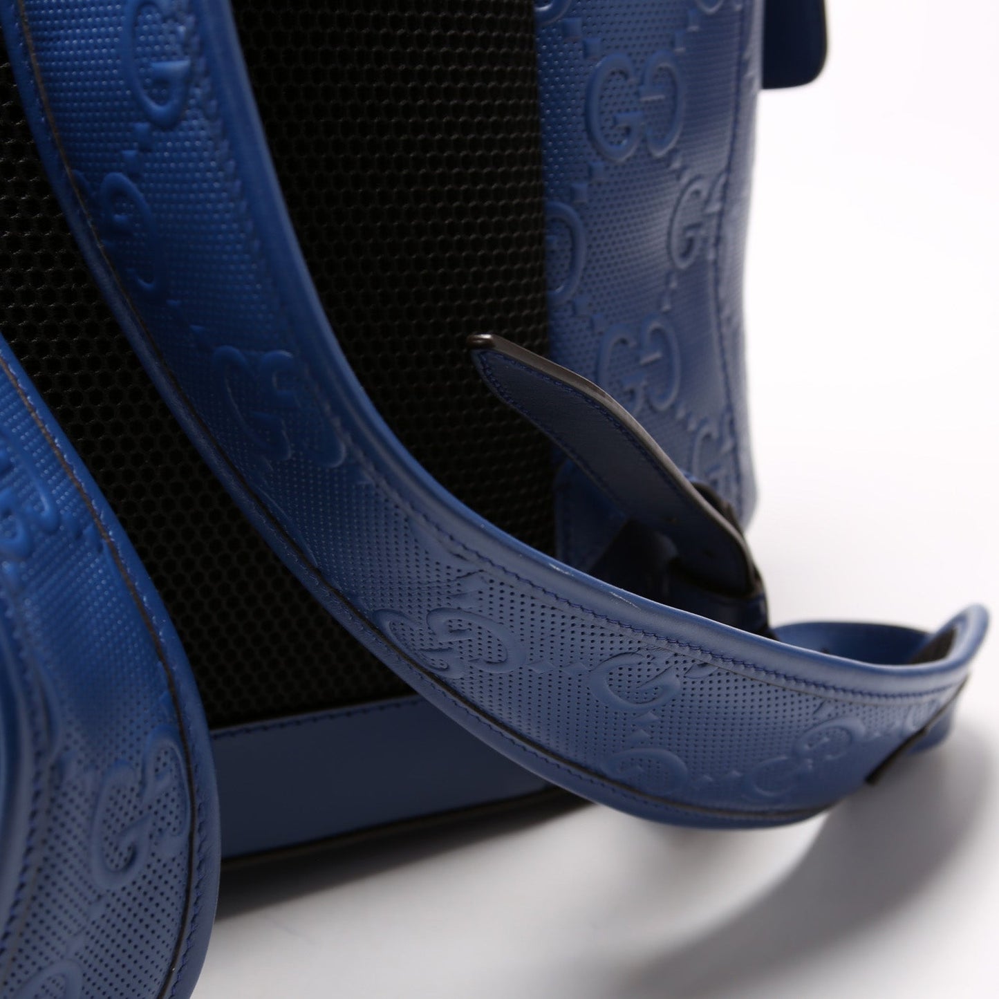 GG Embossed Leather Backpack