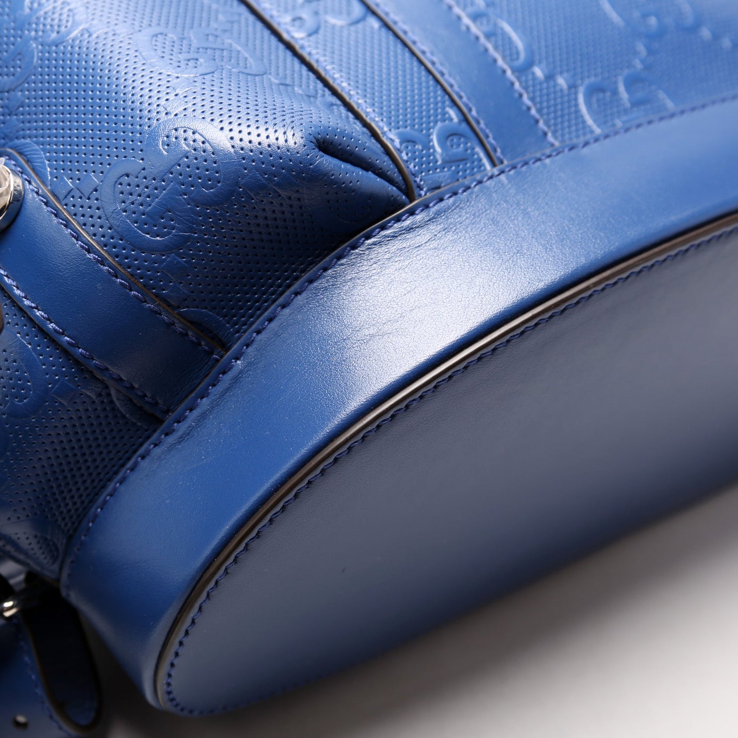 GG Embossed Leather Backpack