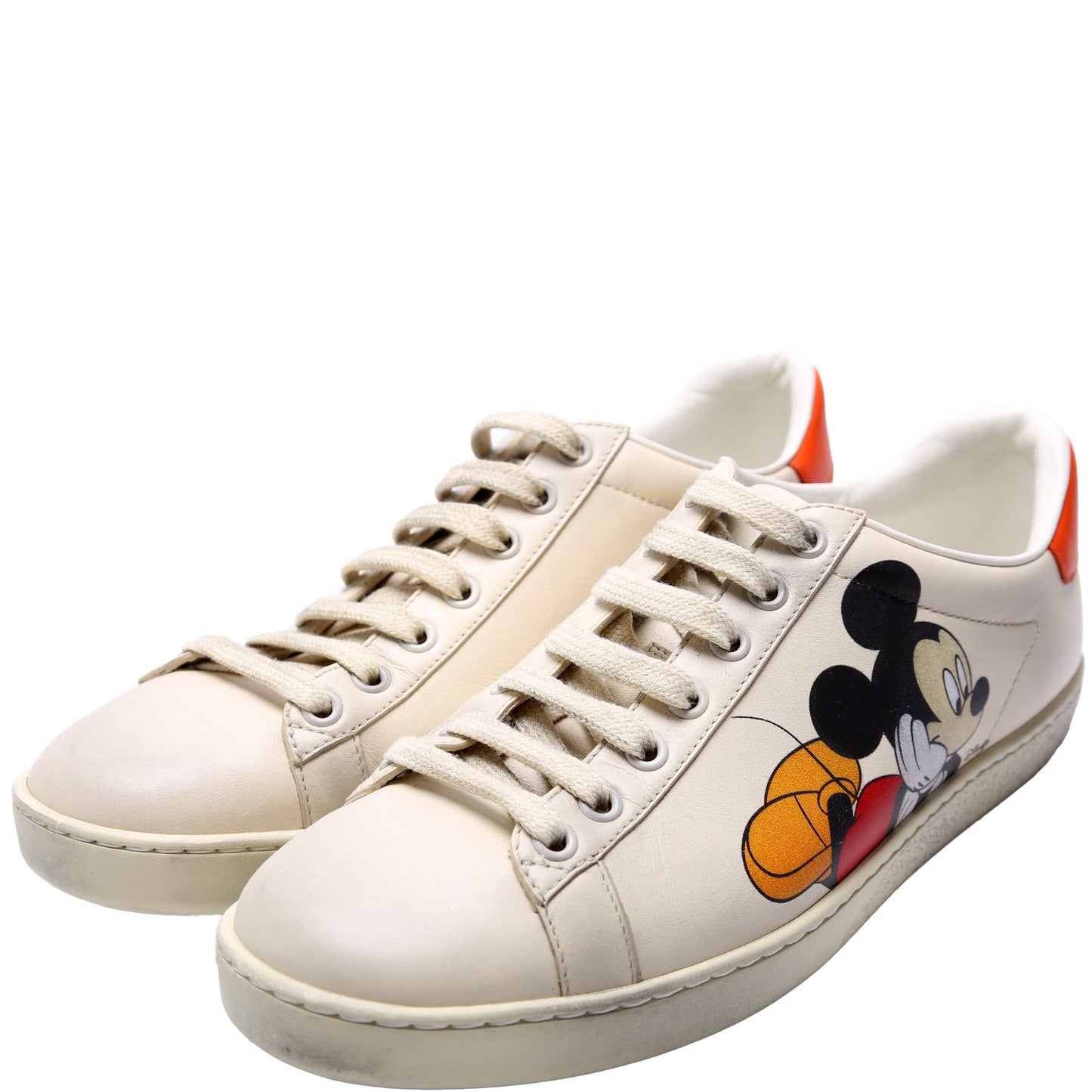Gucci Ace Web Mickey Sneakers Size