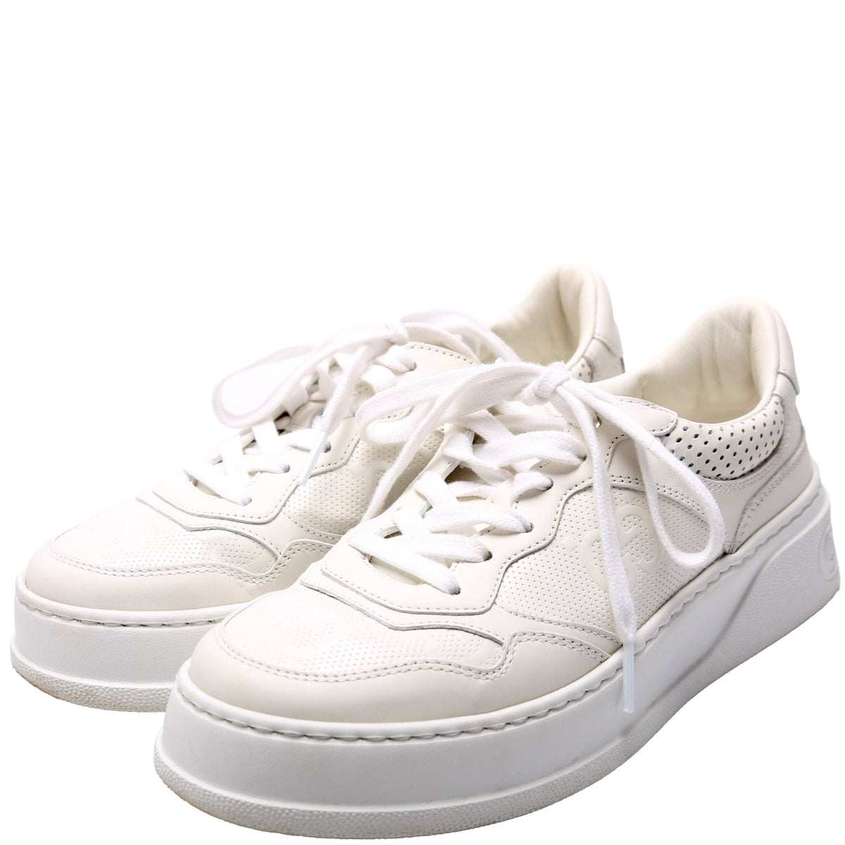 GG Chunky Leather Sneakers Size .