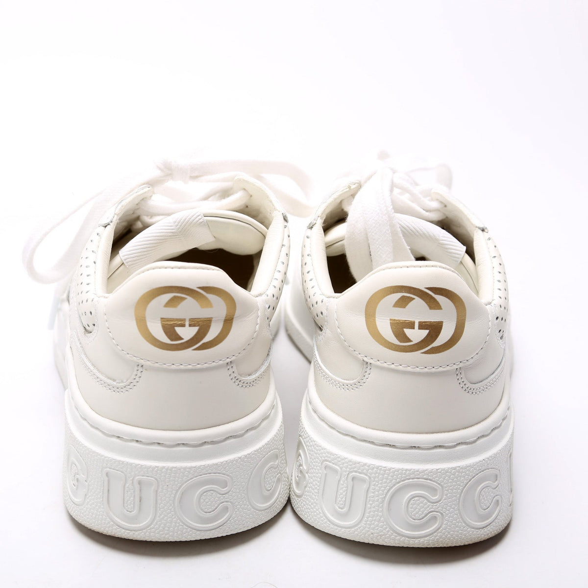 GG Chunky Leather Sneakers Size .