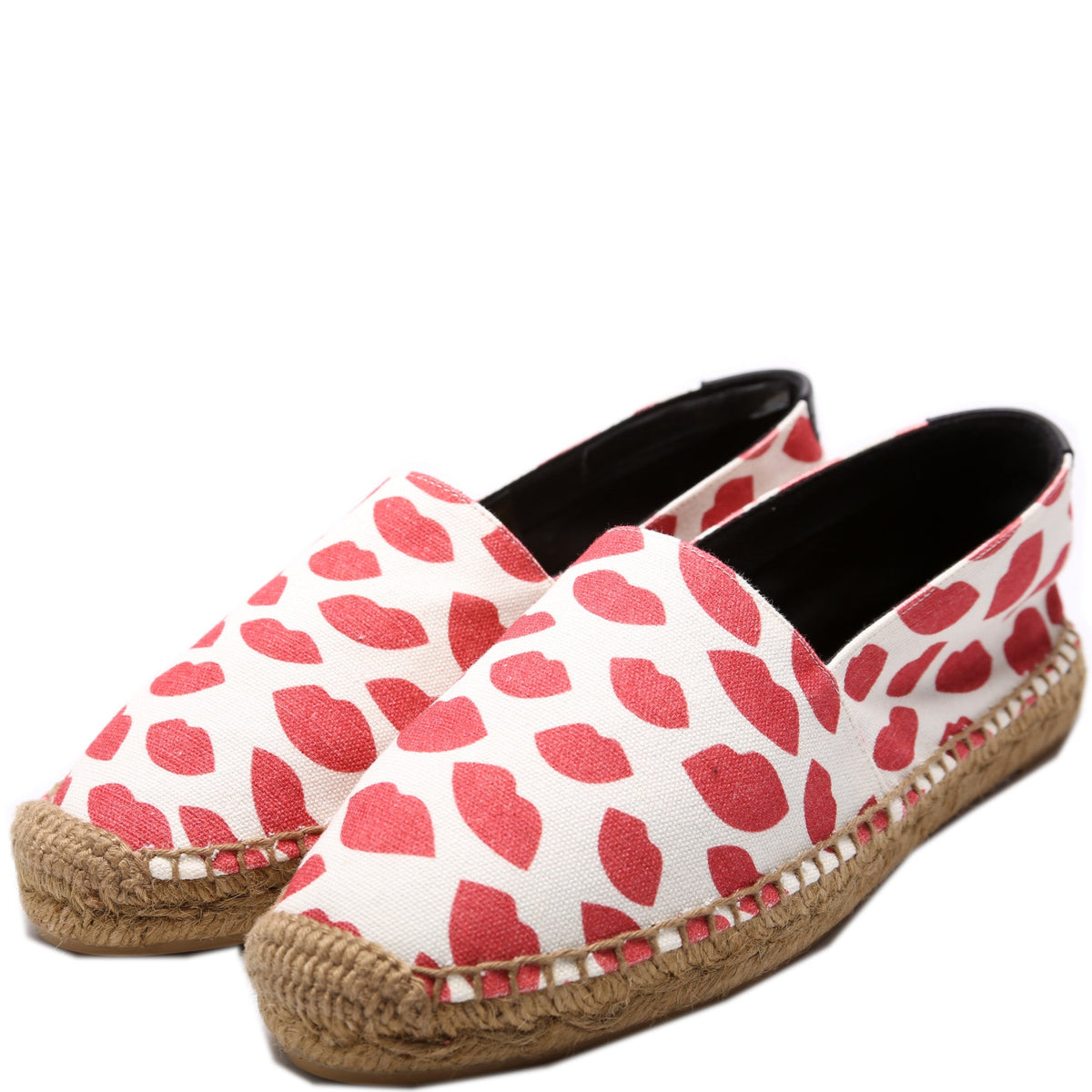 Espadrilles Lips Canvas Size .