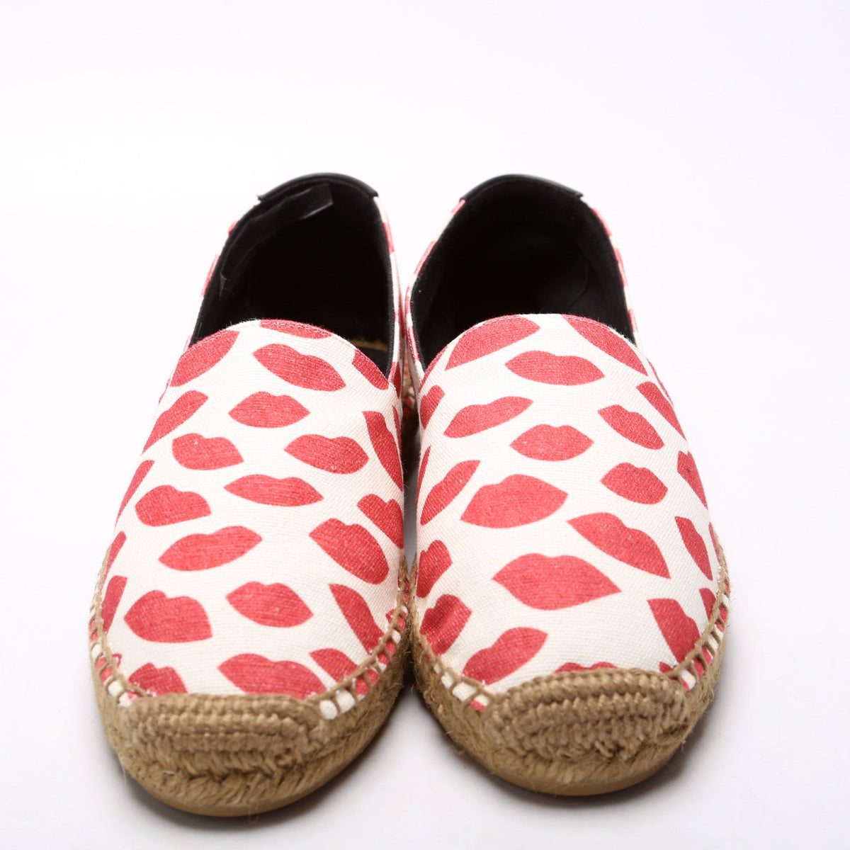 Espadrilles Lips Canvas Size .