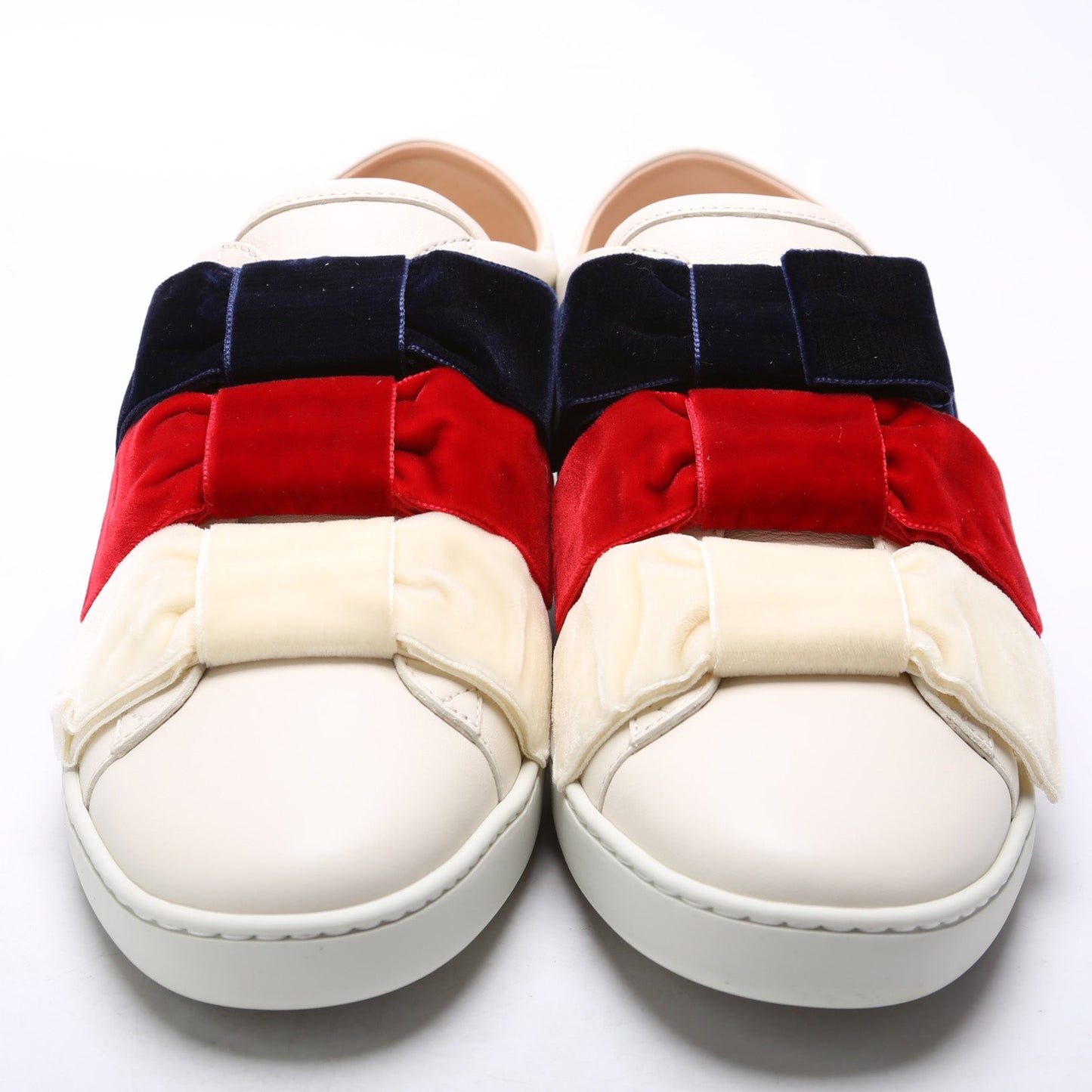 Gucci Ace Web Bow Sneakers Size .