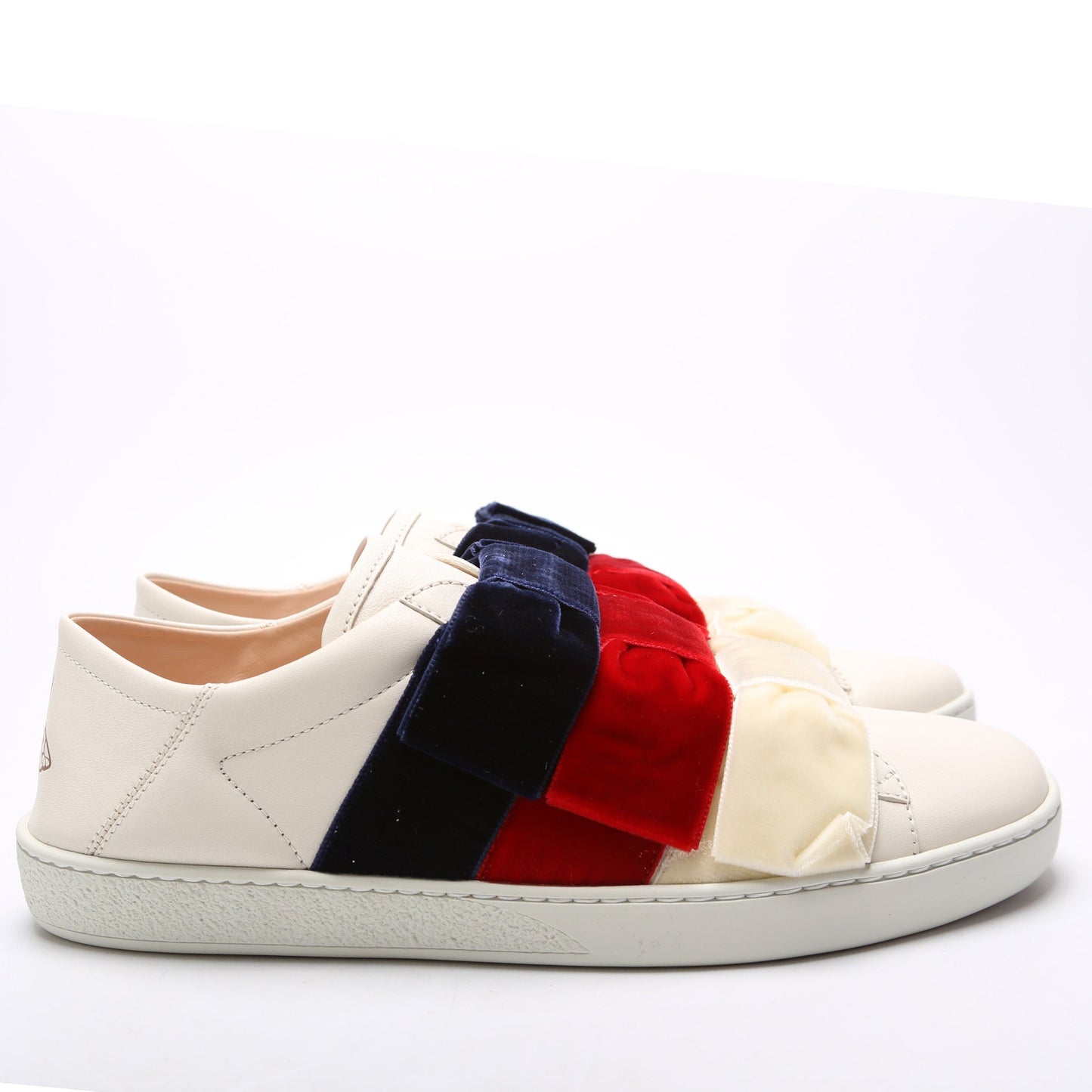 Gucci Ace Web Bow Sneakers Size .