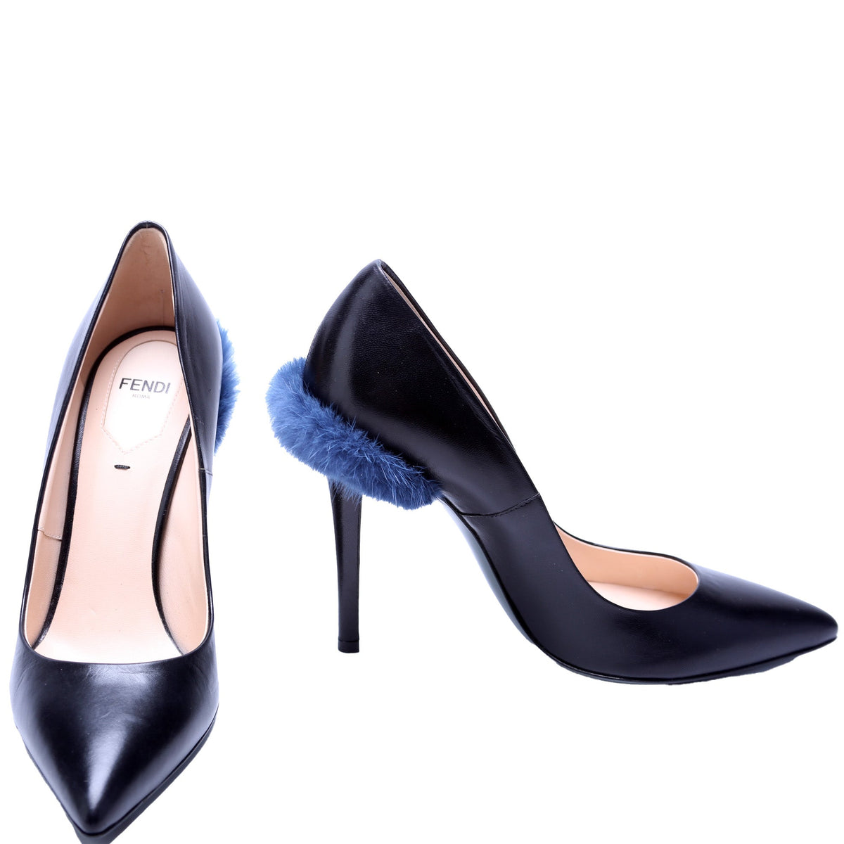 Leather Pointed Toe Pumps Size 38