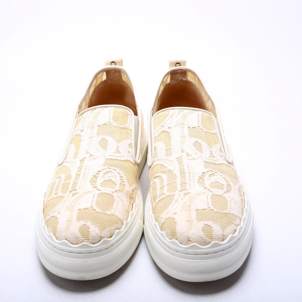 Lauren Lace Slip On Sneakers Size 40