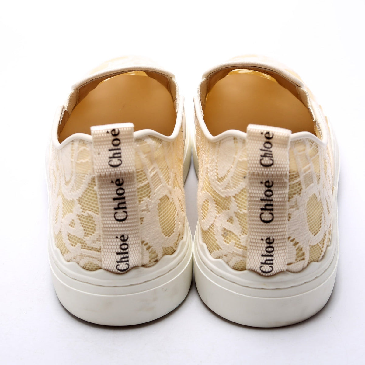 Lauren Lace Slip On Sneakers Size 40