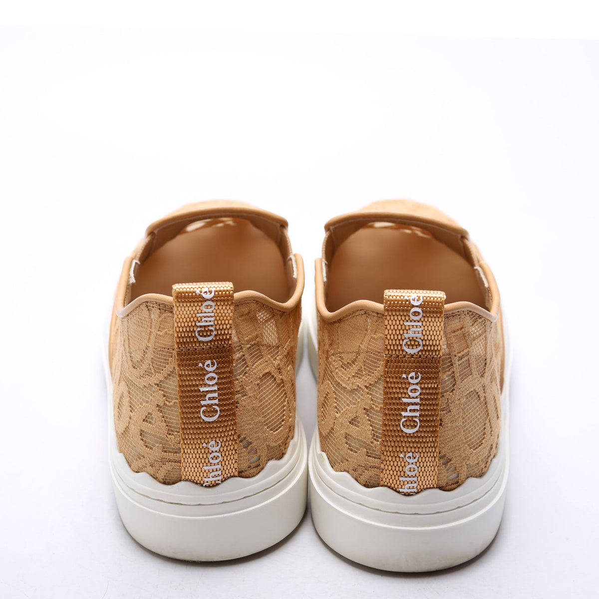 Lauren Lace Slip On Sneakers Size 38