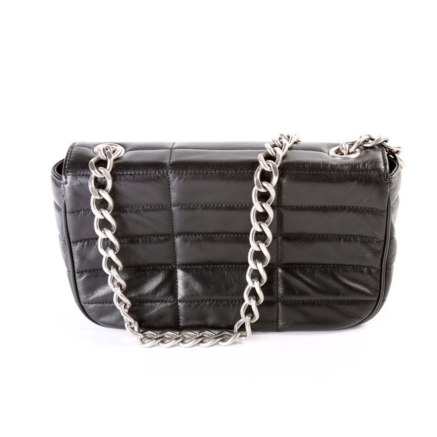 Monochrome Matelasse Shoulder Bag