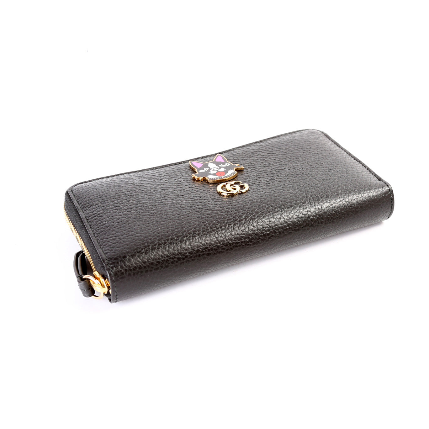 GG Marmont Bosco Zip Around Wallet