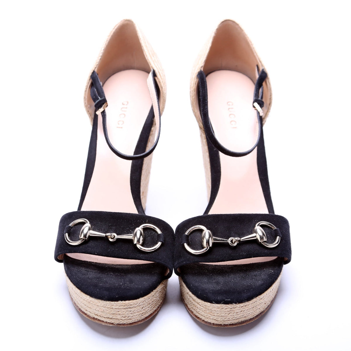 Horsebit Espadrille Wedges Size