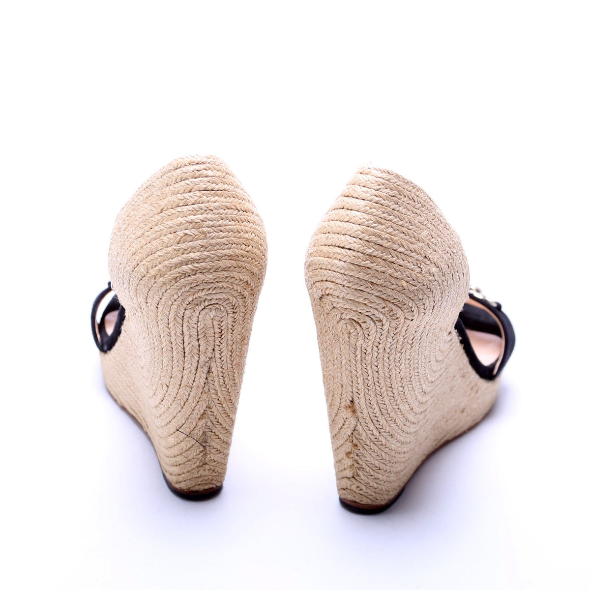 Horsebit Espadrille Wedges Size