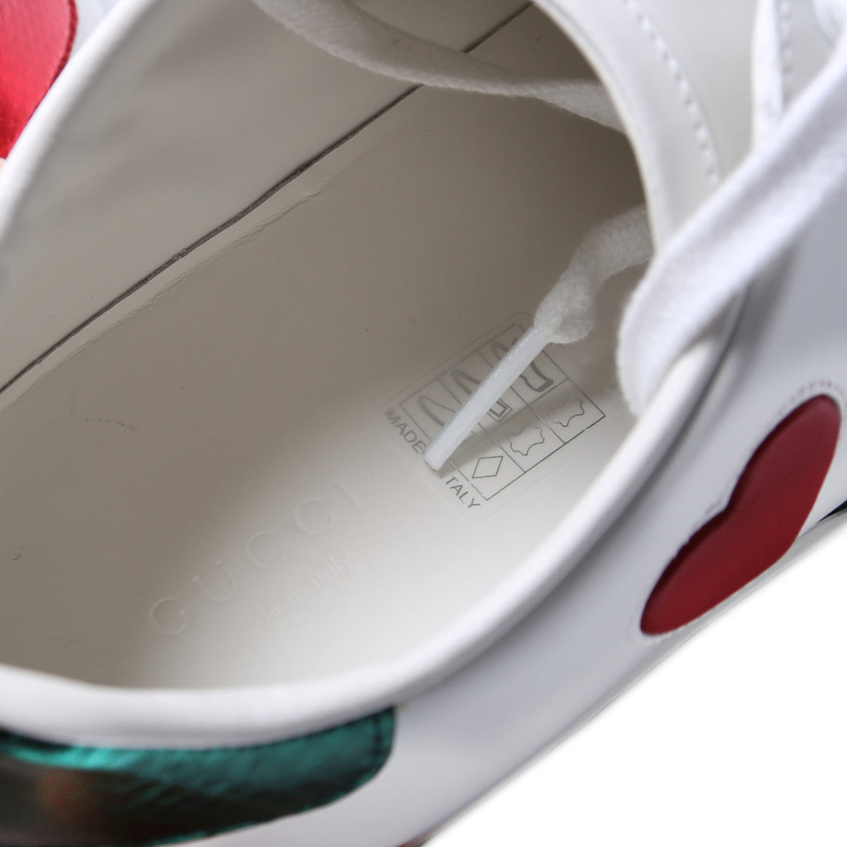 Ace Web Heart Sneakers Size
