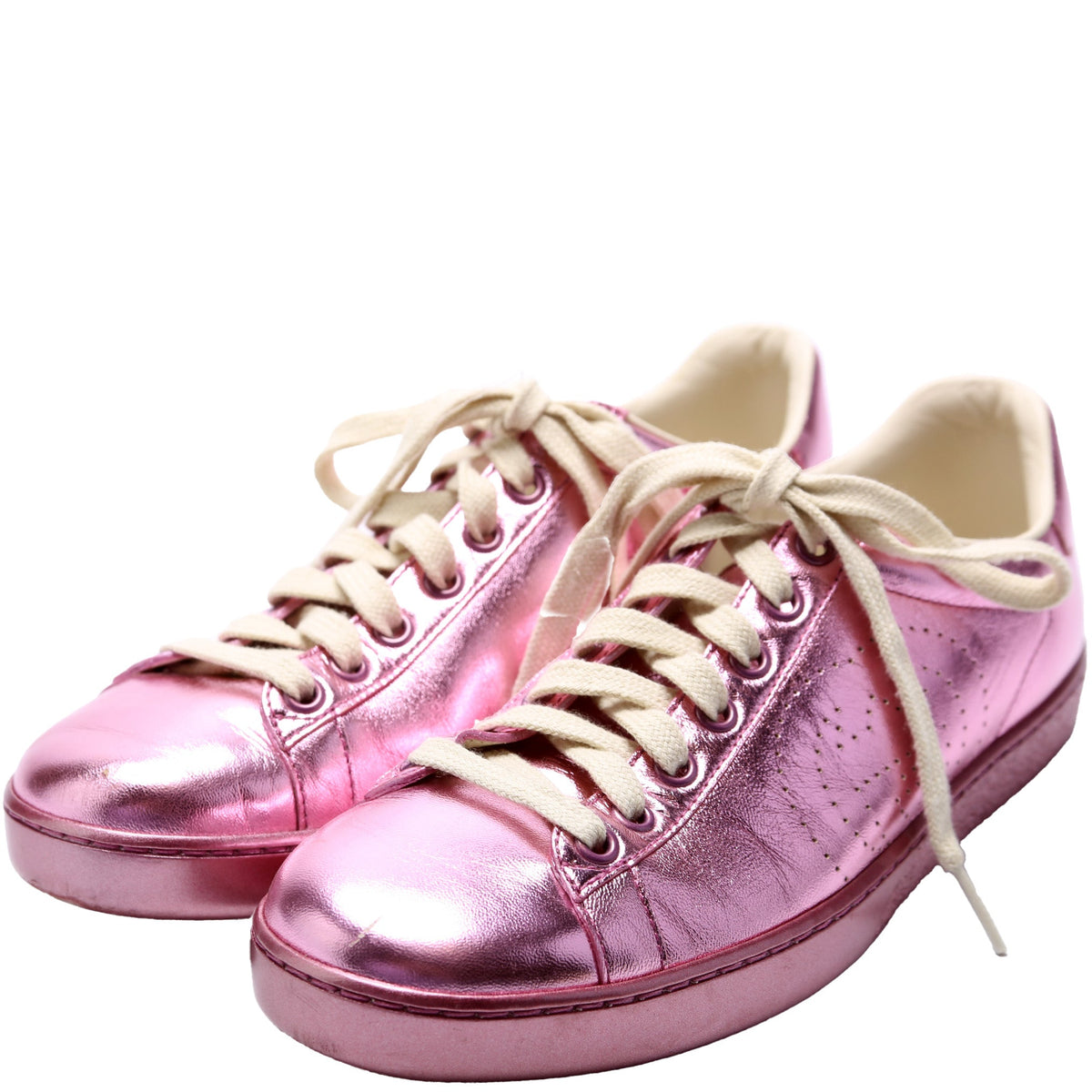 Ace Web Leather Sneakers Size .