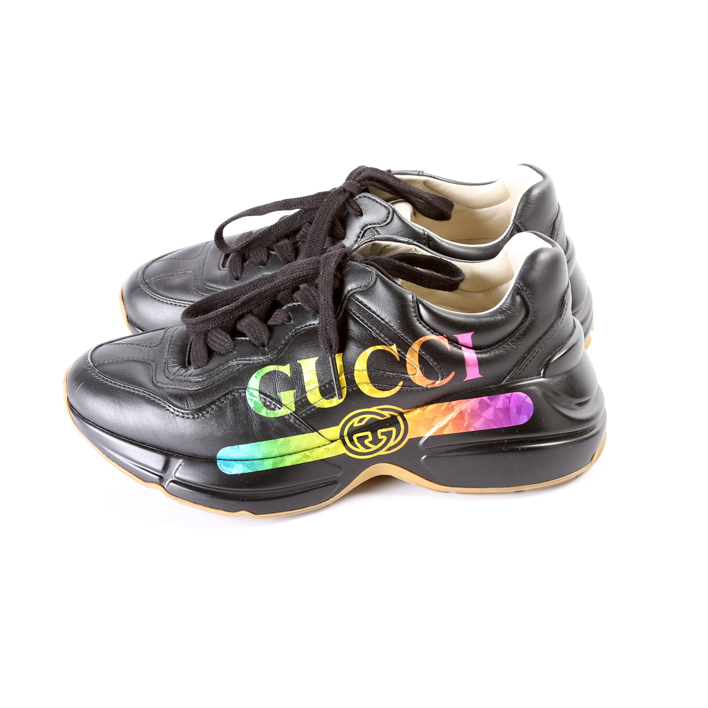 Gucci Rhyton Logo Sneakers Size