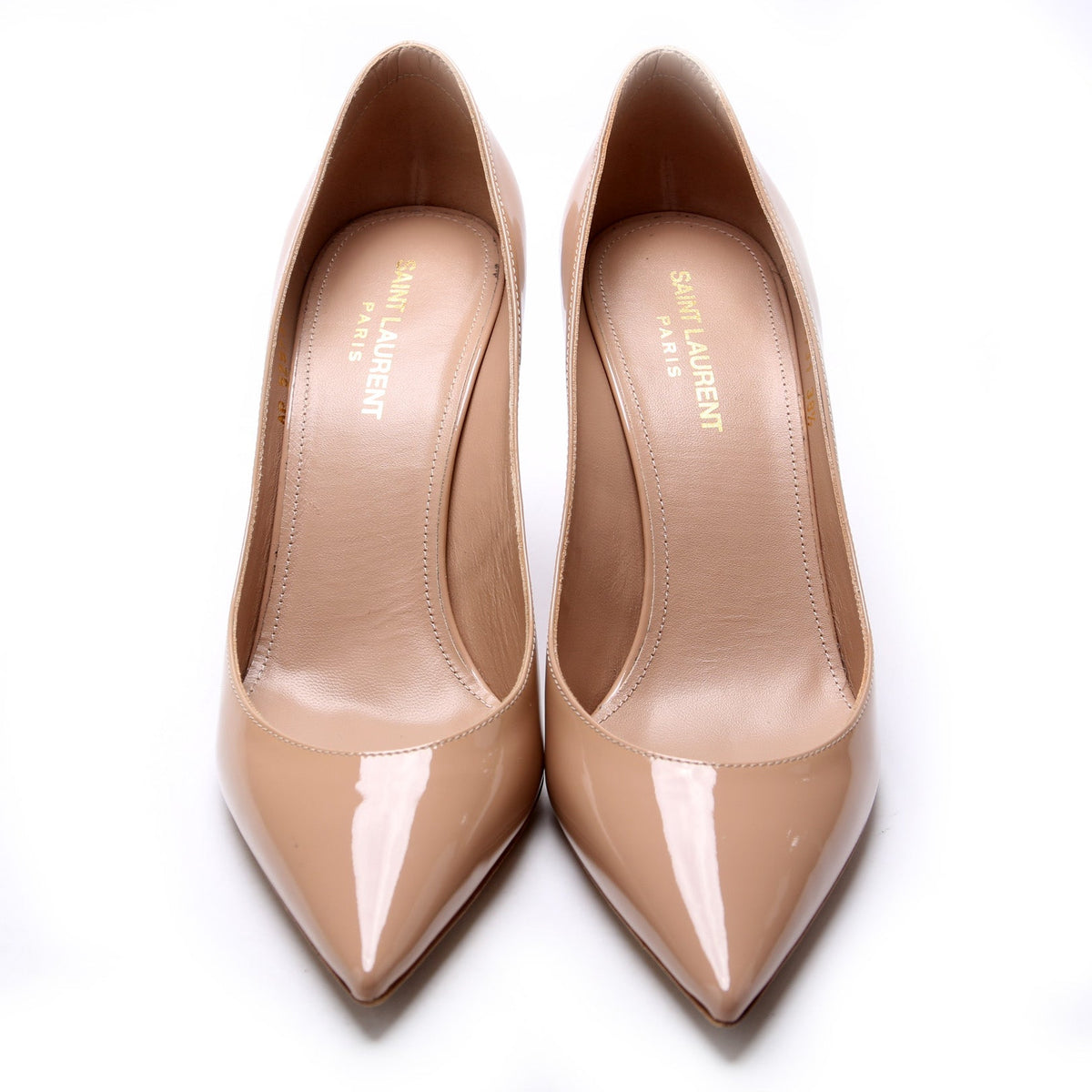 Pointed Toe Patent Pumps Size .