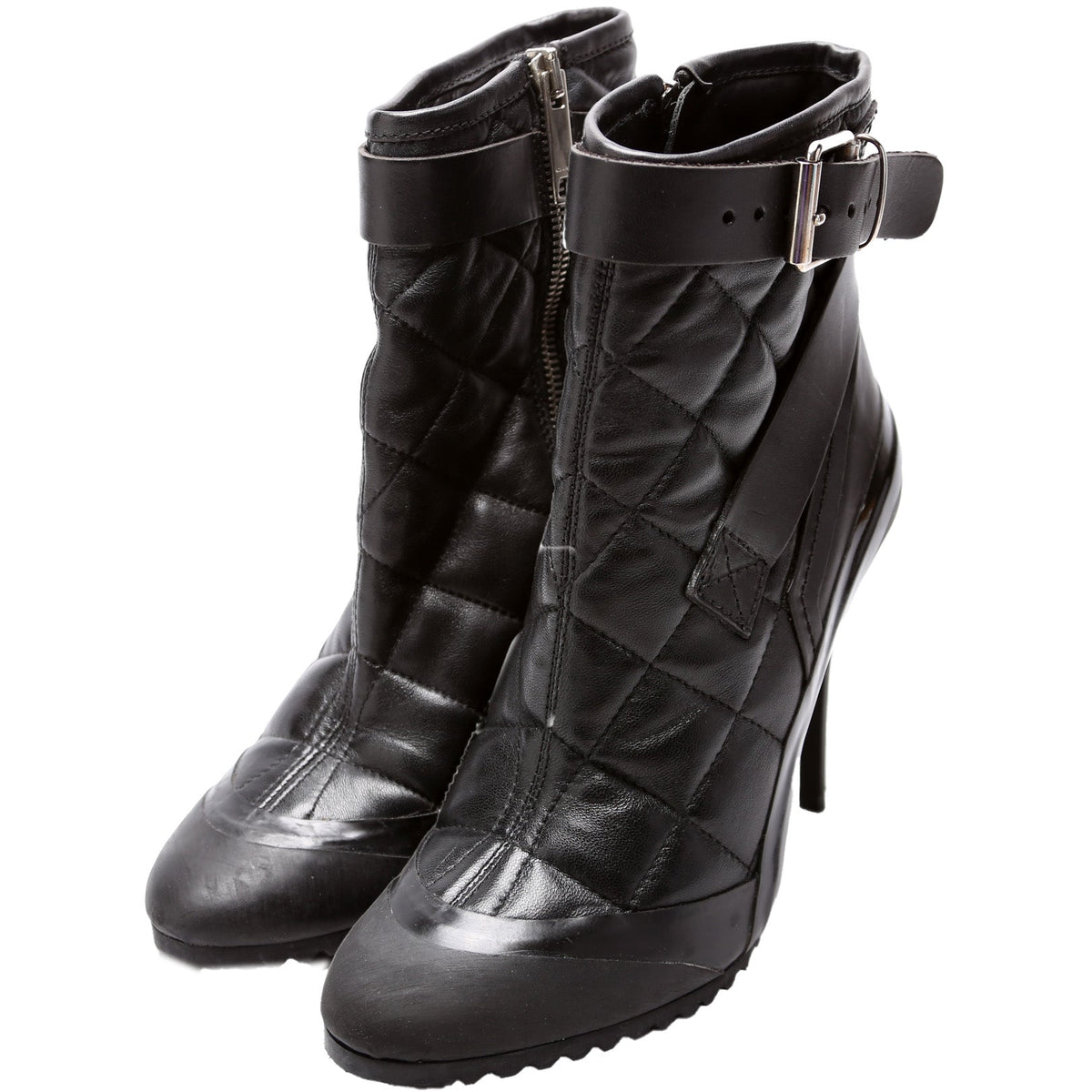 Leather Booties Size 37