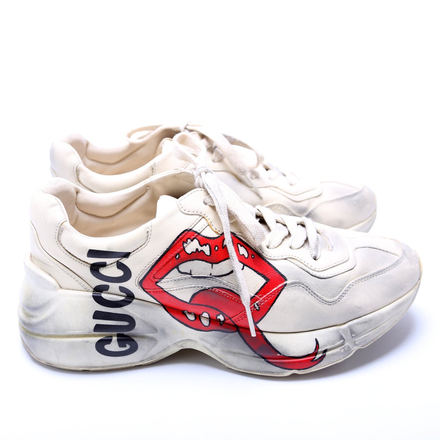 Gucci Rhyton Lips Sneakers Size