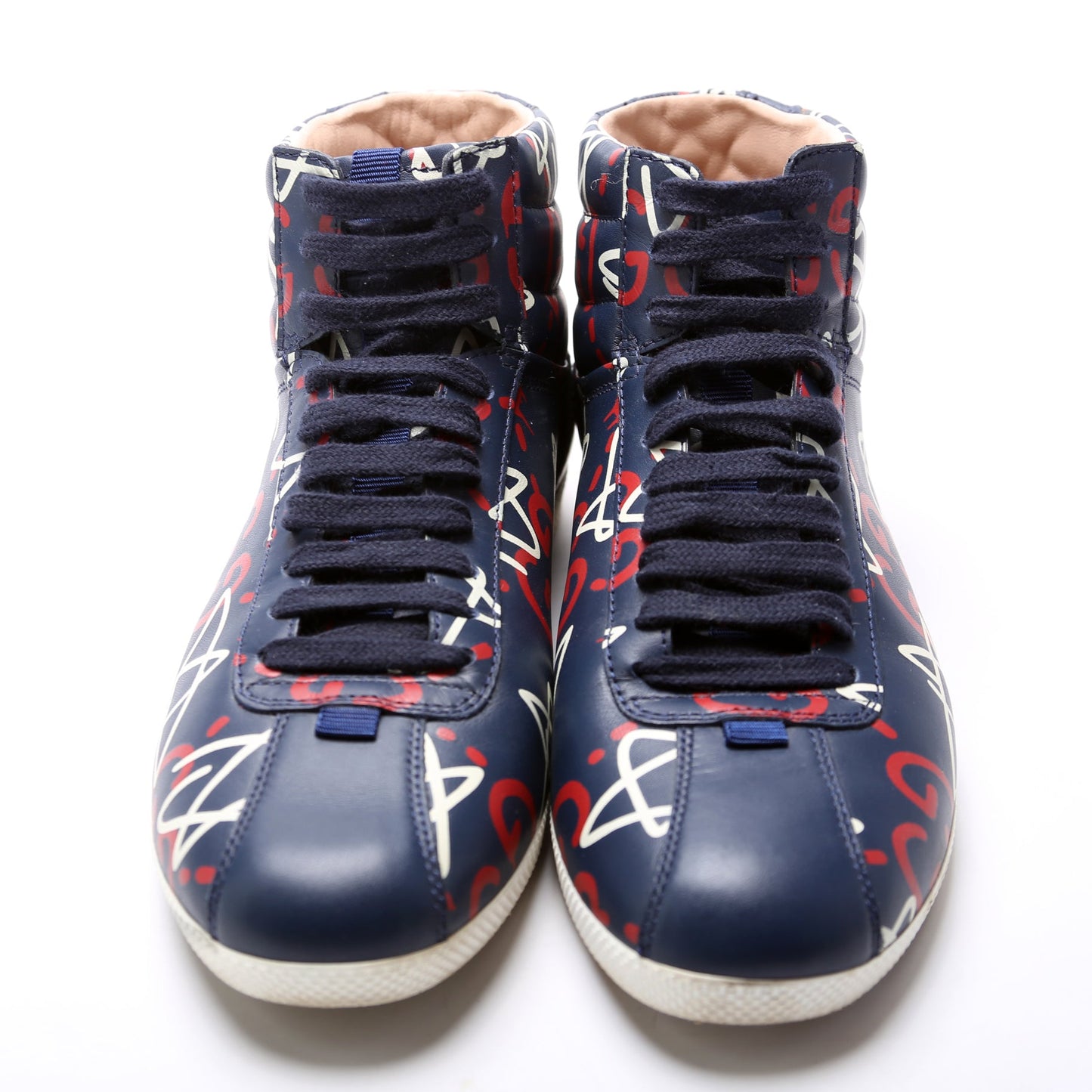 Gucci Logo Hightop Sneakers Size .