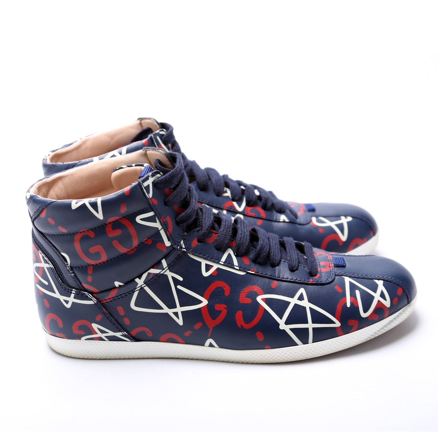 Gucci Logo Hightop Sneakers Size .