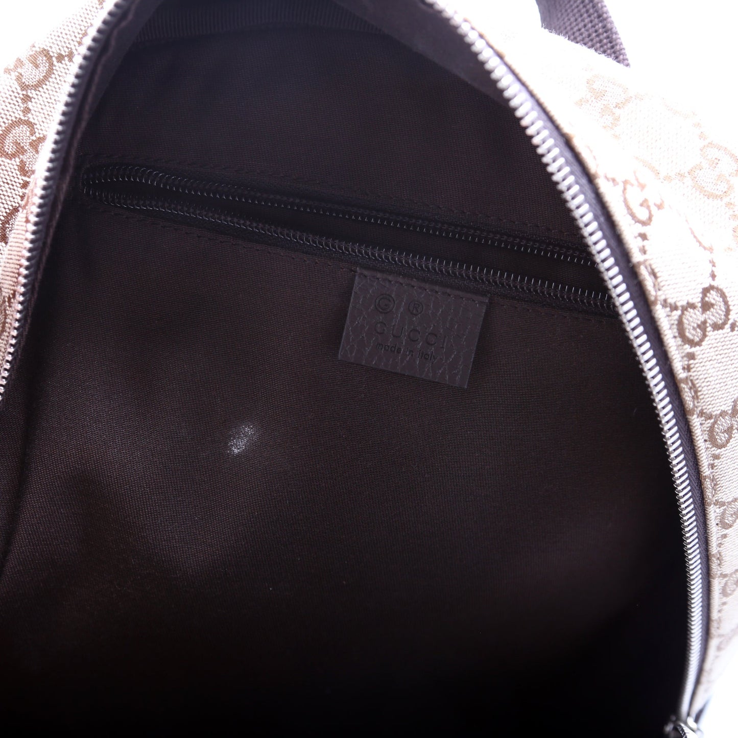 GG Canvas Travel Backpack