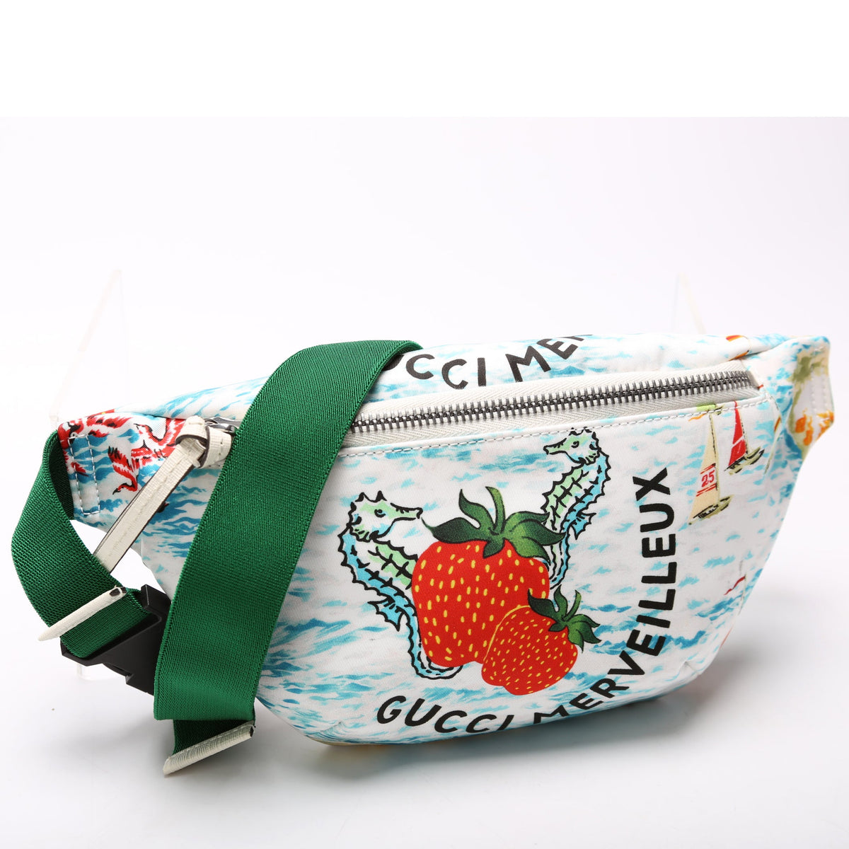 GG Supreme Strawberry Belt Bag