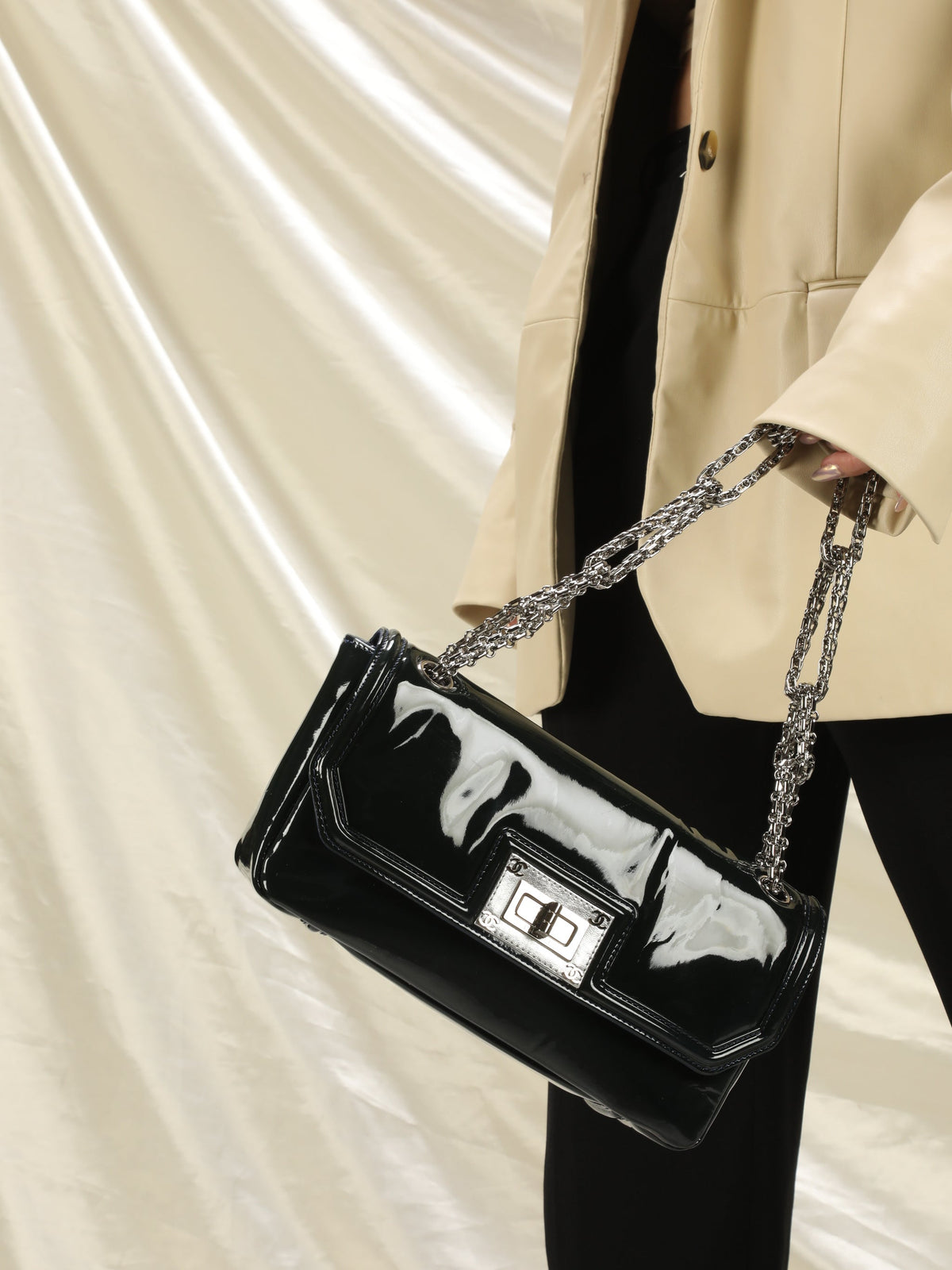 Chanel Patent Chain Bag