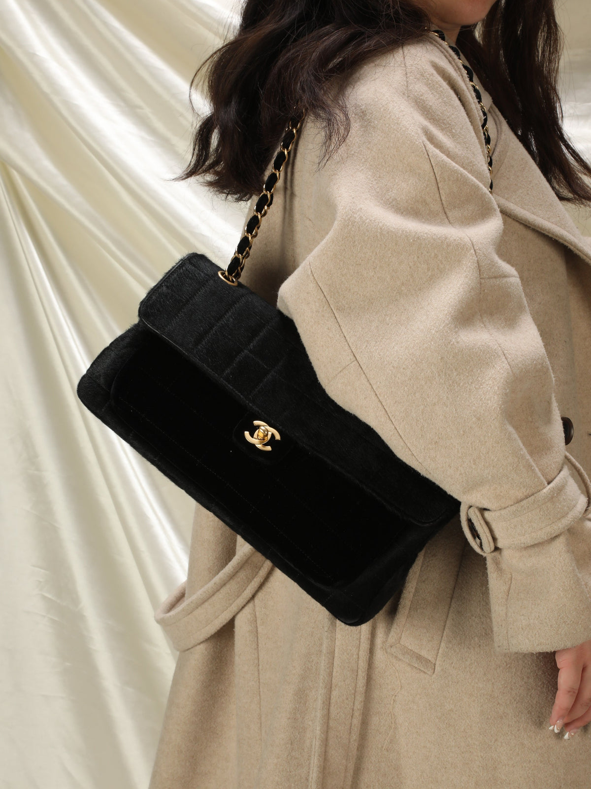 Chanel Pony Hair Half Flap
