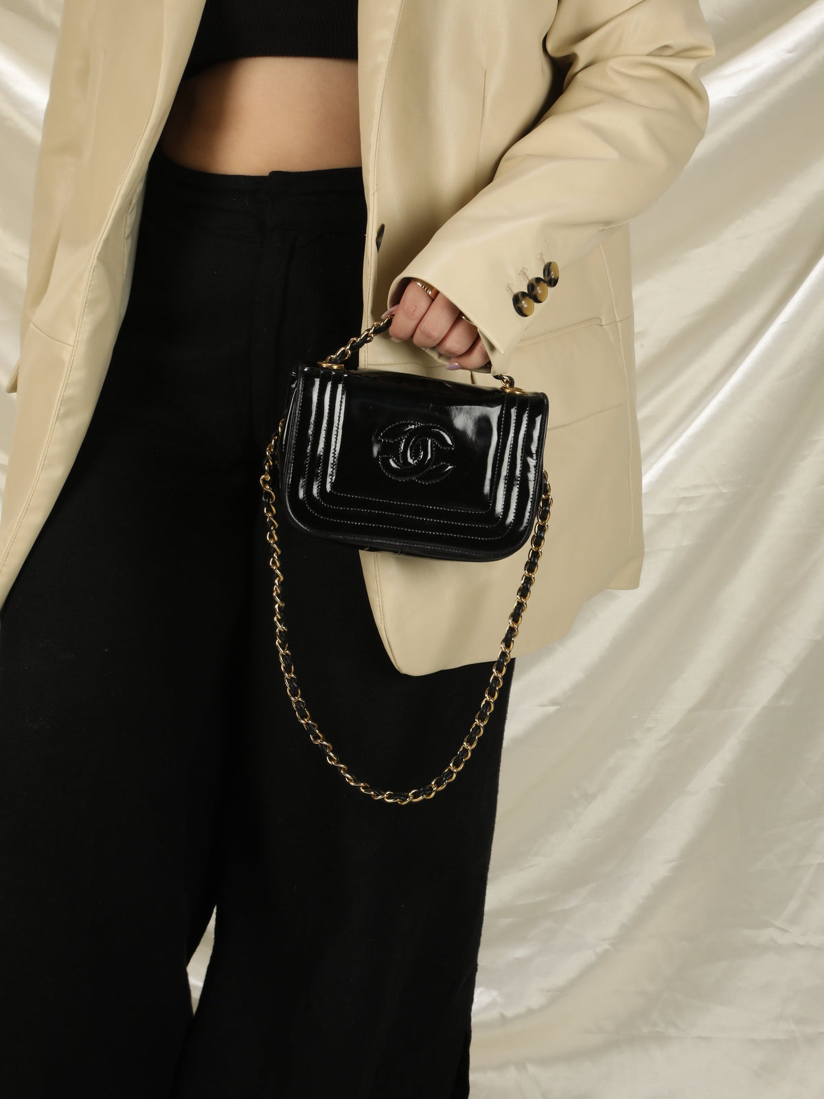 Chanel Patent Mini Flap Bag