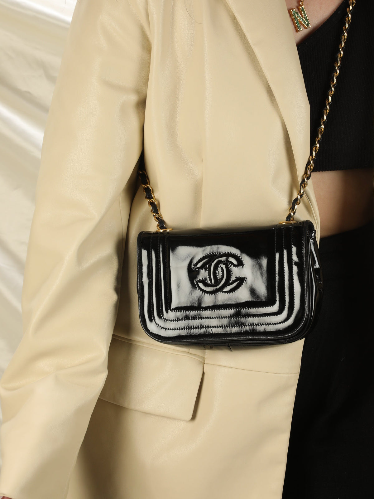 Chanel Patent Mini Flap Bag