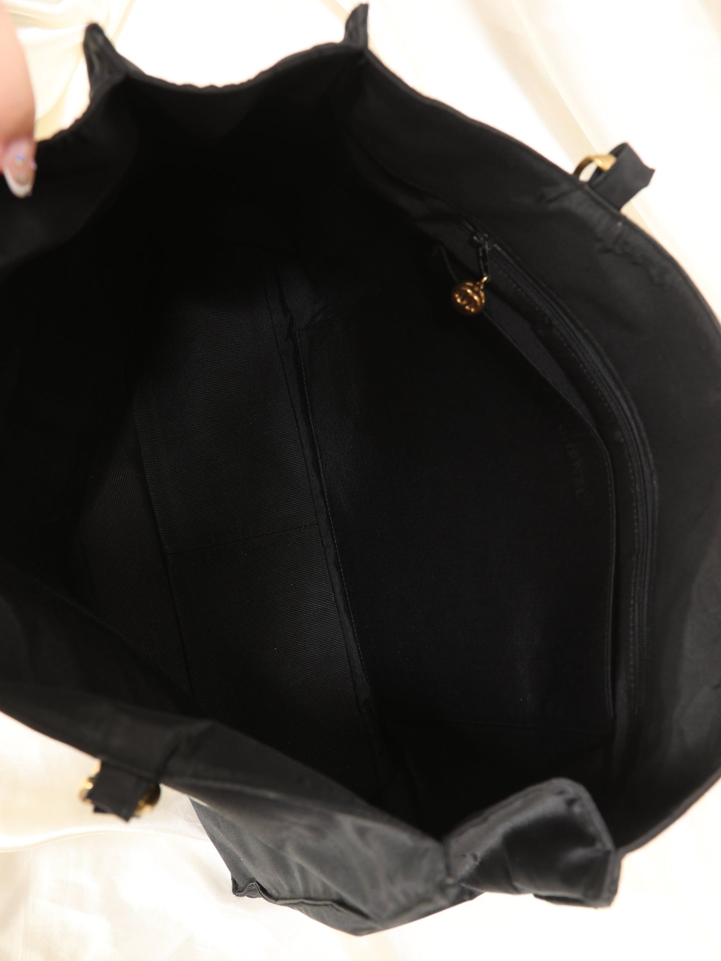 Chanel Nylon Chunky Chain Tote