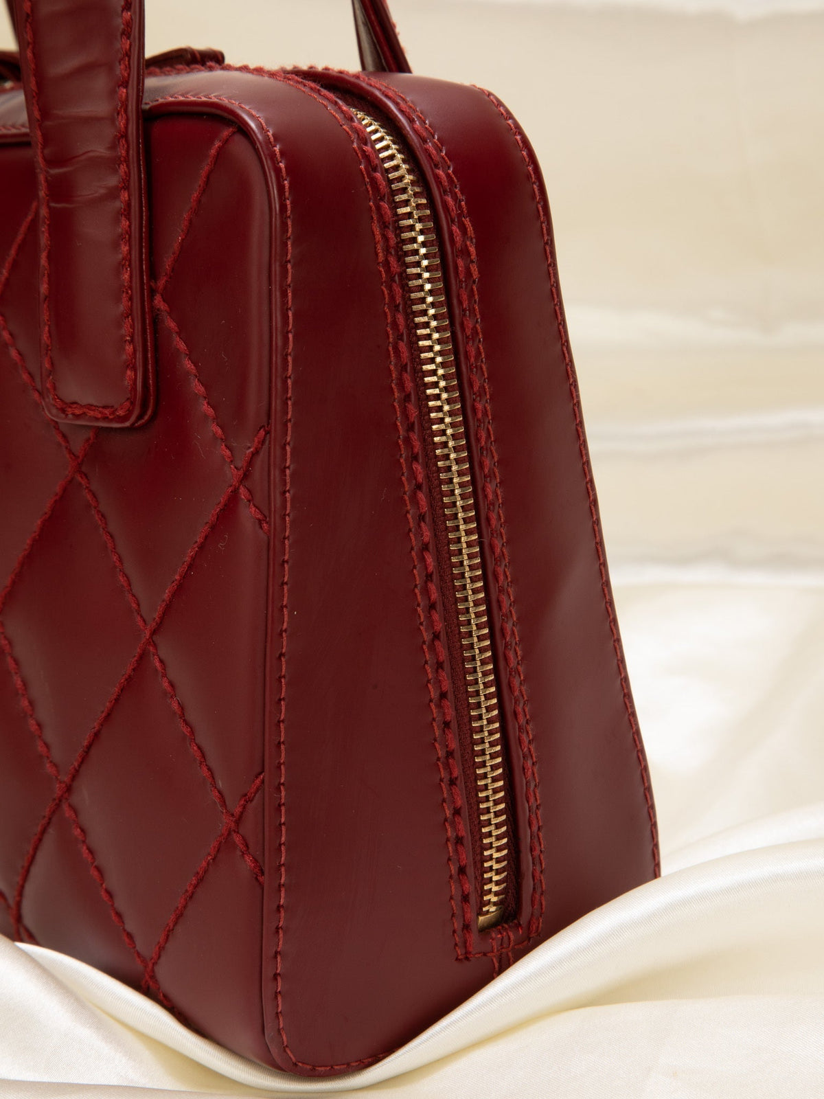 Chanel Quilted Bowler Bag