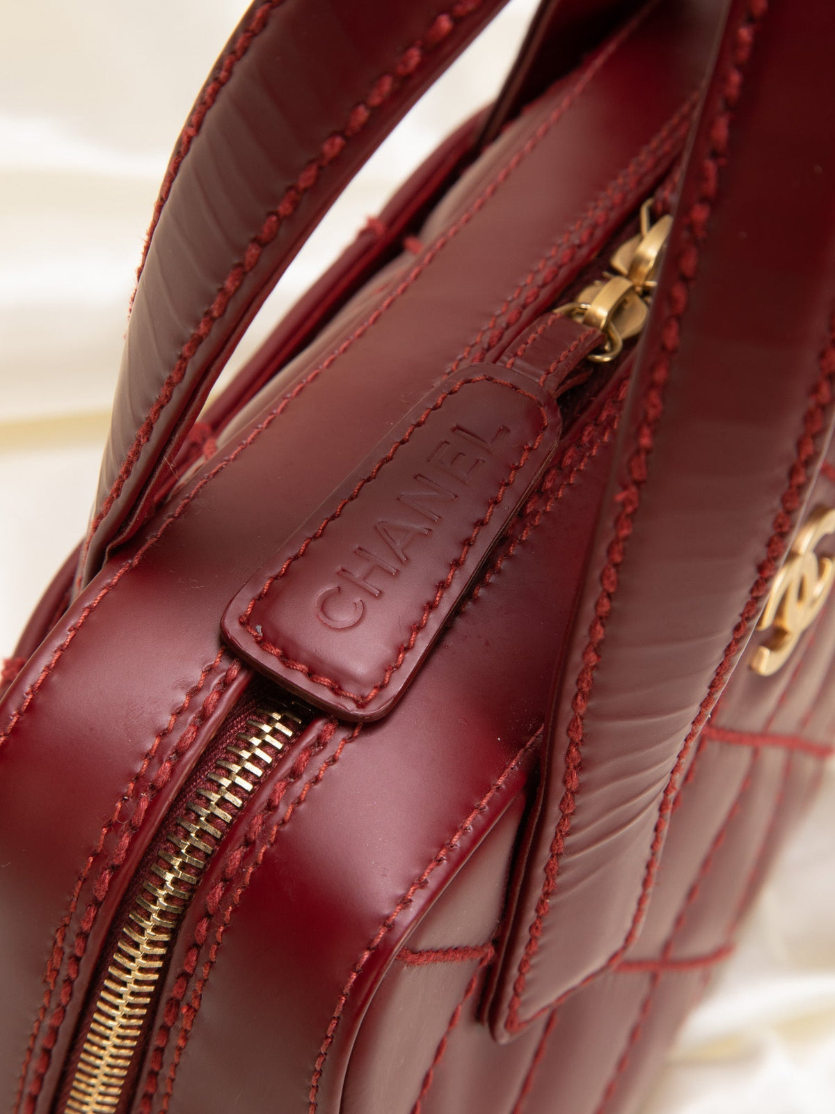 Chanel Quilted Bowler Bag