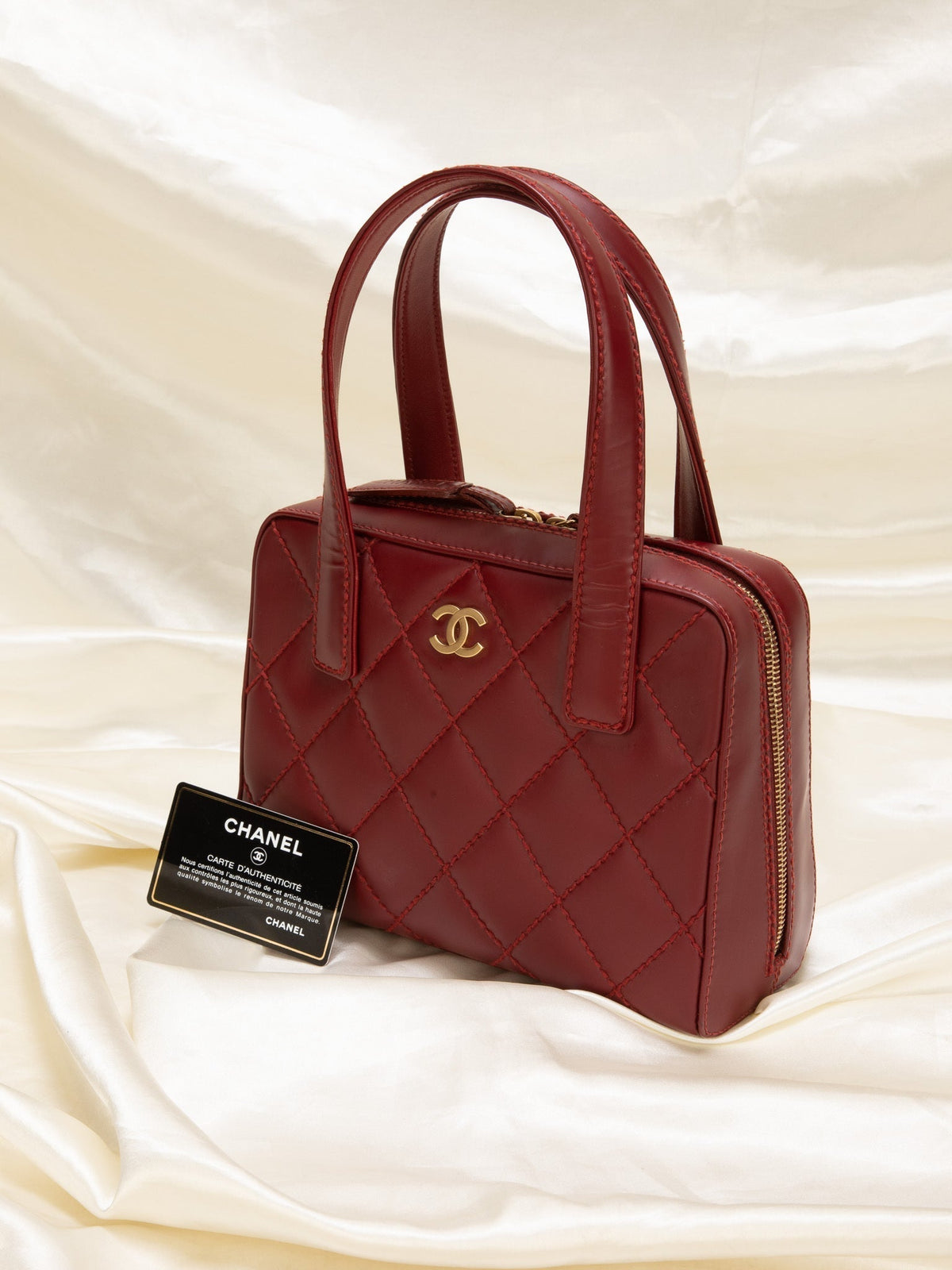Chanel Quilted Bowler Bag