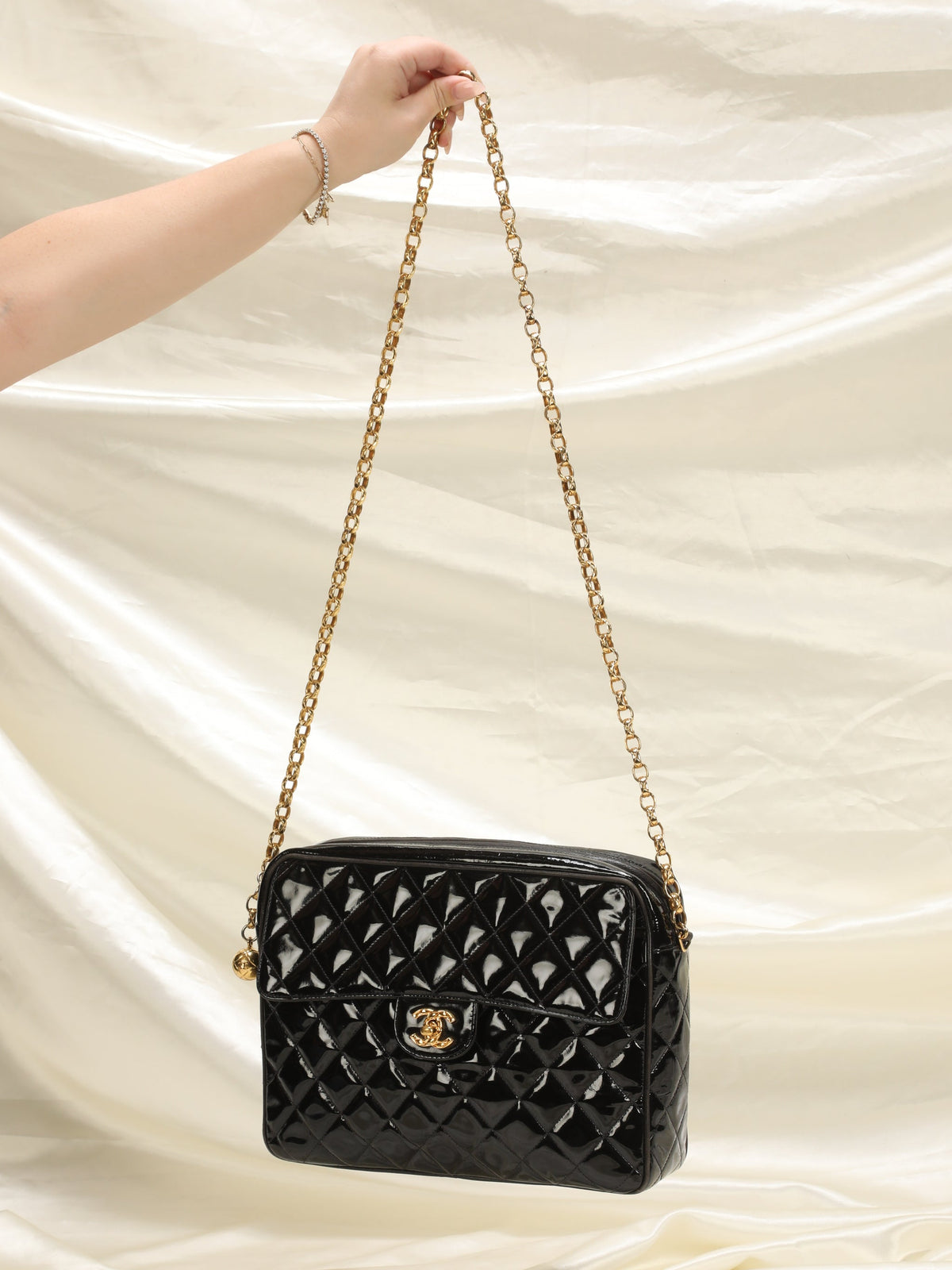 Chanel Patent Bijoux Camera Bag