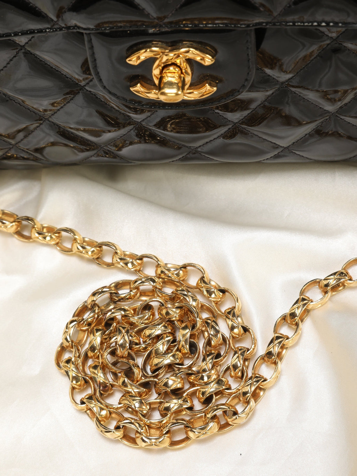 Chanel Patent Bijoux Camera Bag