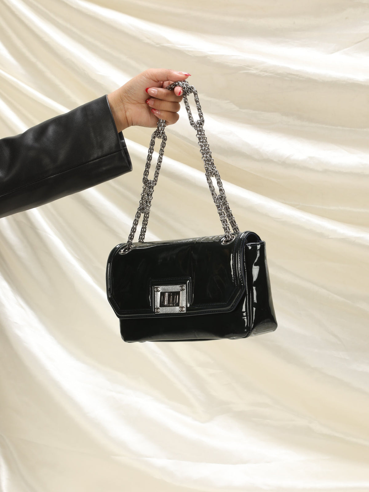 Chanel Patent Chain Bag