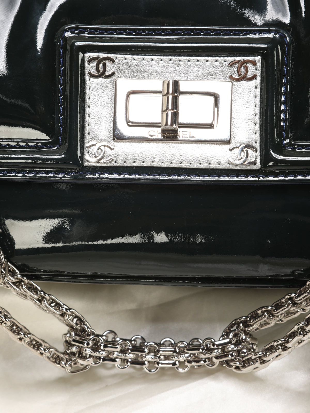 Chanel Patent Chain Bag
