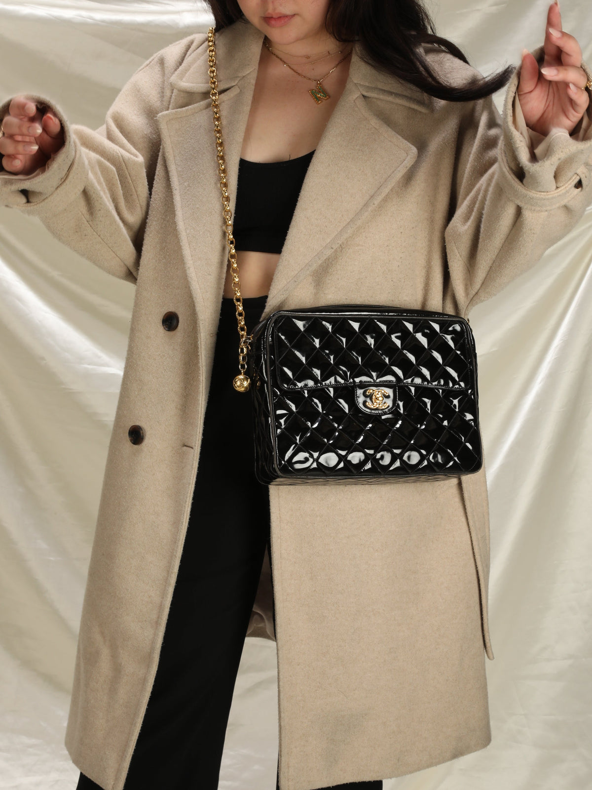 Chanel Patent Bijoux Camera Bag