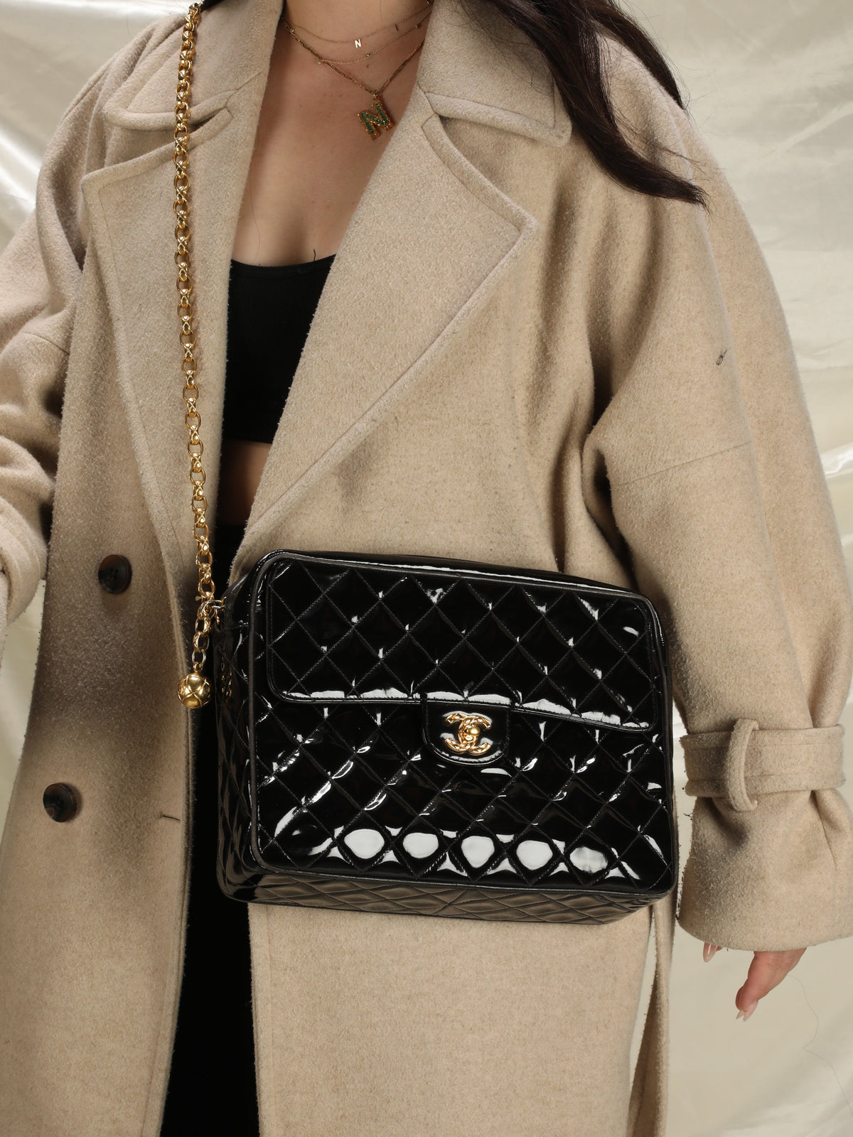 Chanel Patent Bijoux Camera Bag