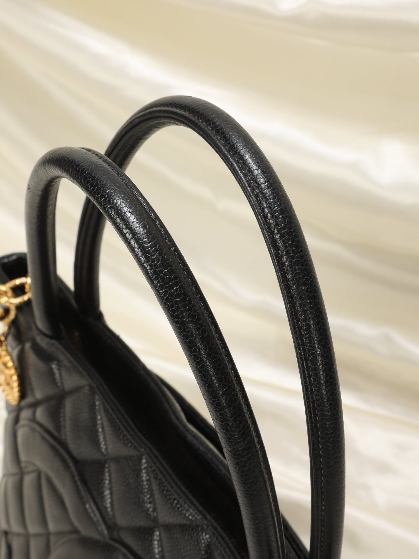 Chanel Medallion Caviar Tote