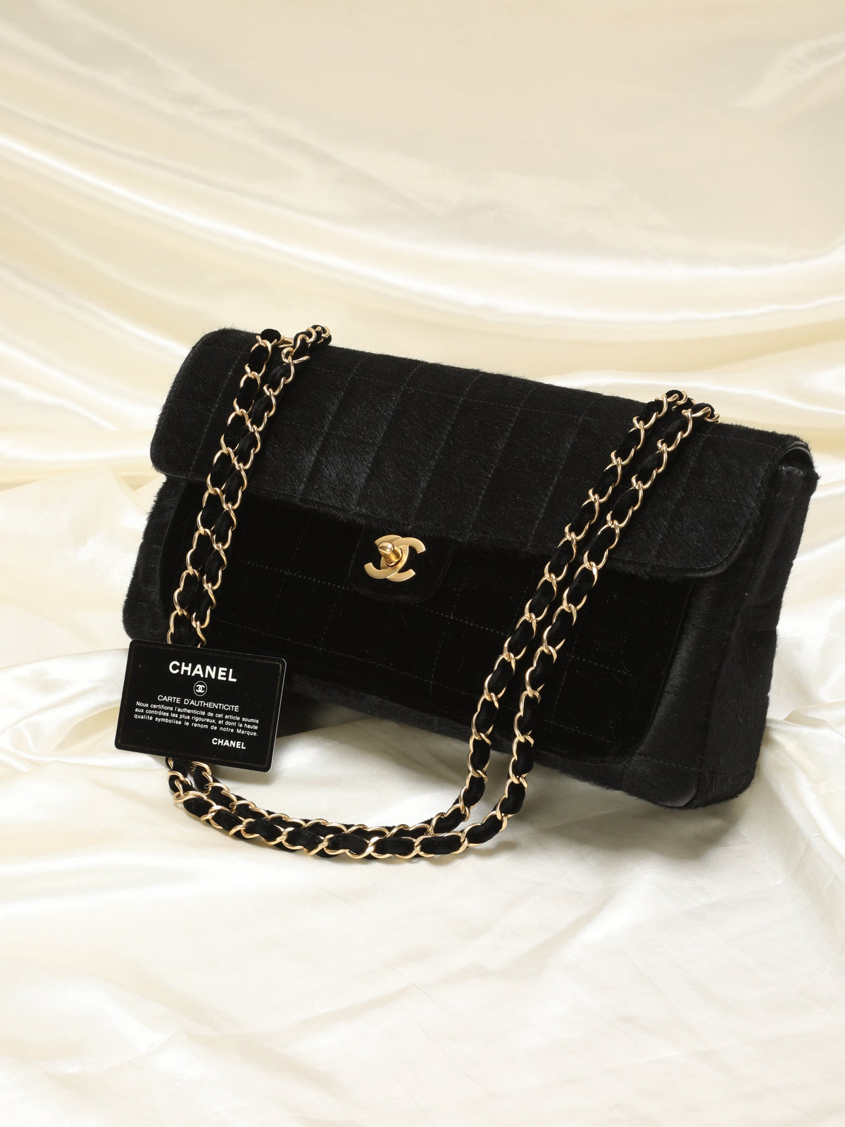 Chanel Pony Hair Half Flap