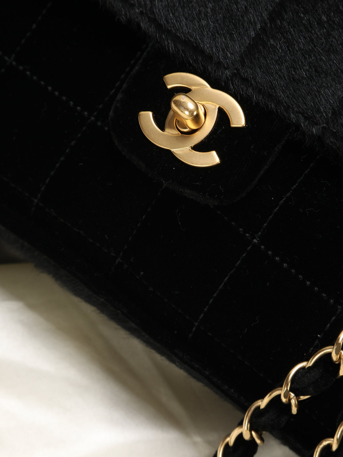 Chanel Pony Hair Half Flap