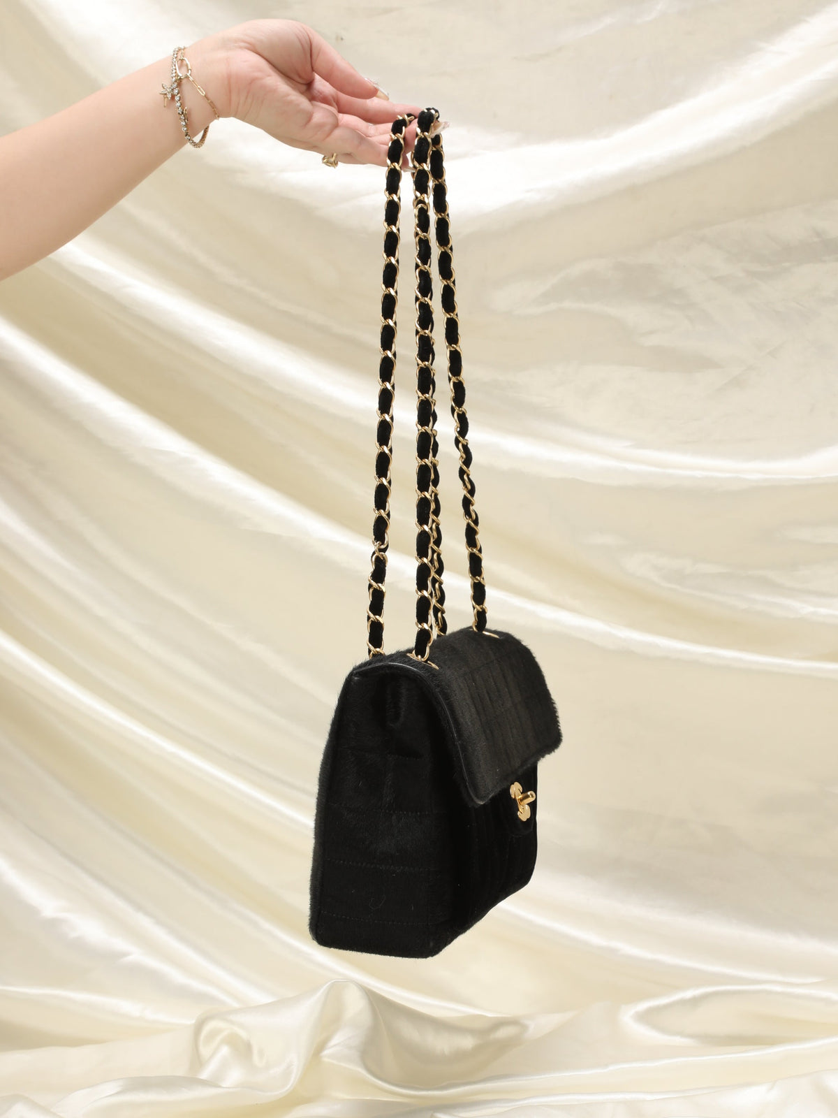 Chanel Pony Hair Half Flap