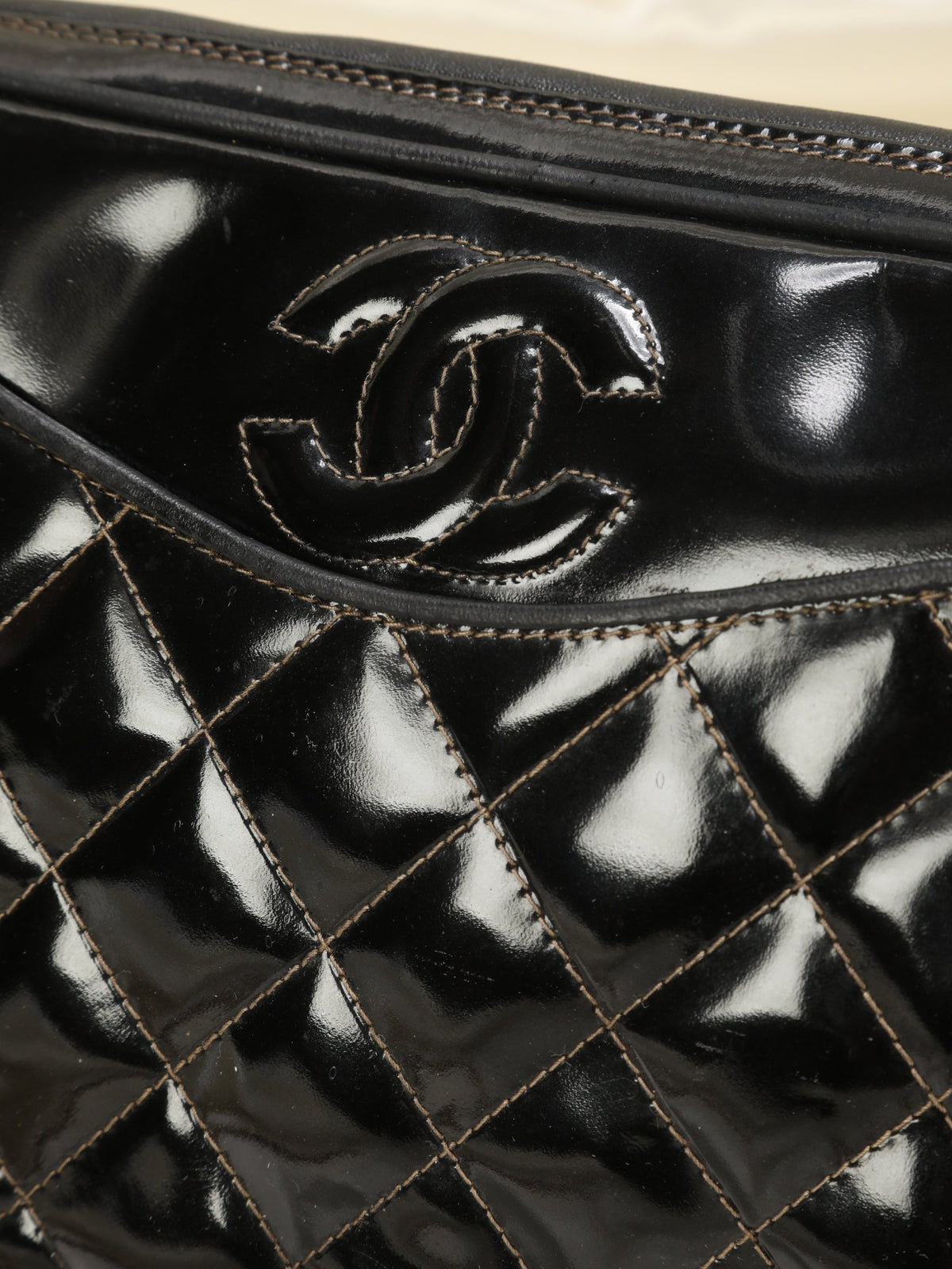 Chanel Patent Camera Bag