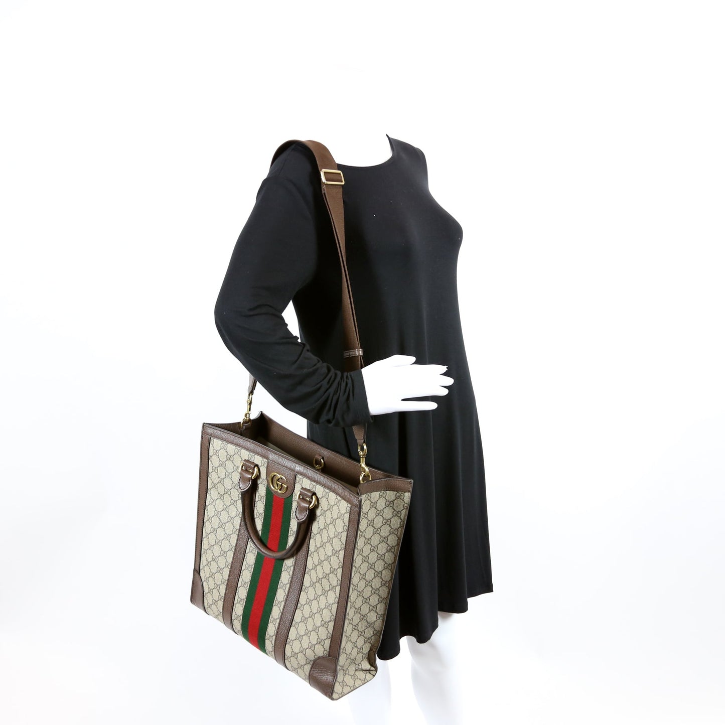 Ophidia GG Supreme Medium Vertical Tote